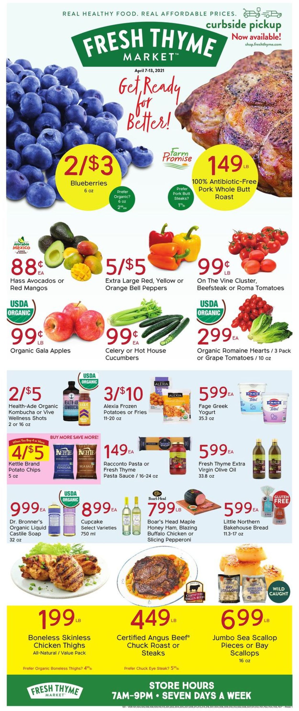 Fresh Thyme Weekly Ad Circular - valid 04/07-04/13/2021