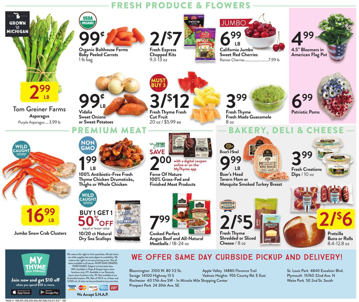 Fresh Thyme Weekly Ad Circular - valid 05/25-05/31/2022 (Page 4)