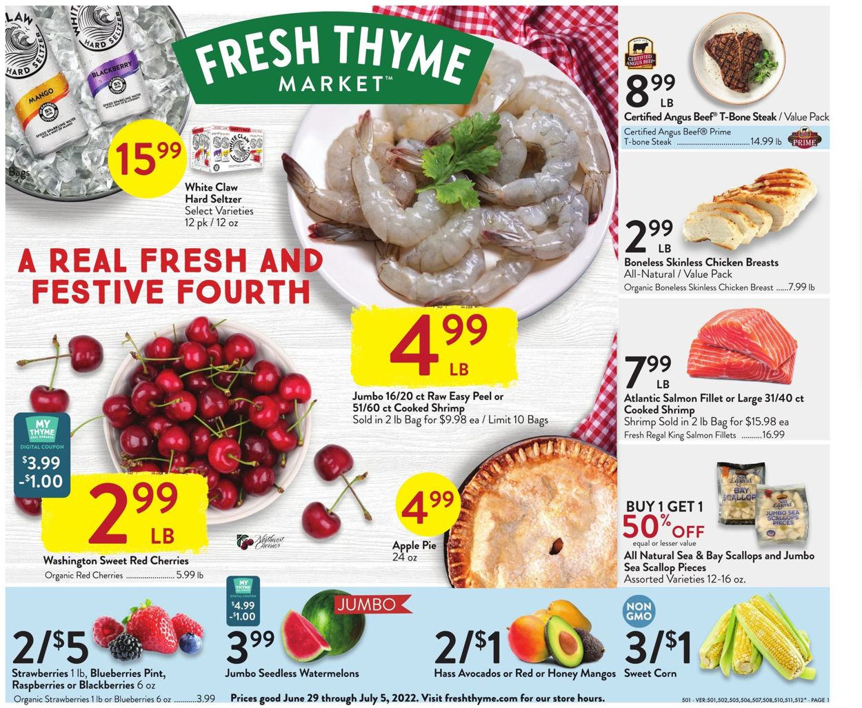 Fresh Thyme Weekly Ad Circular - valid 06/29-07/05/2022