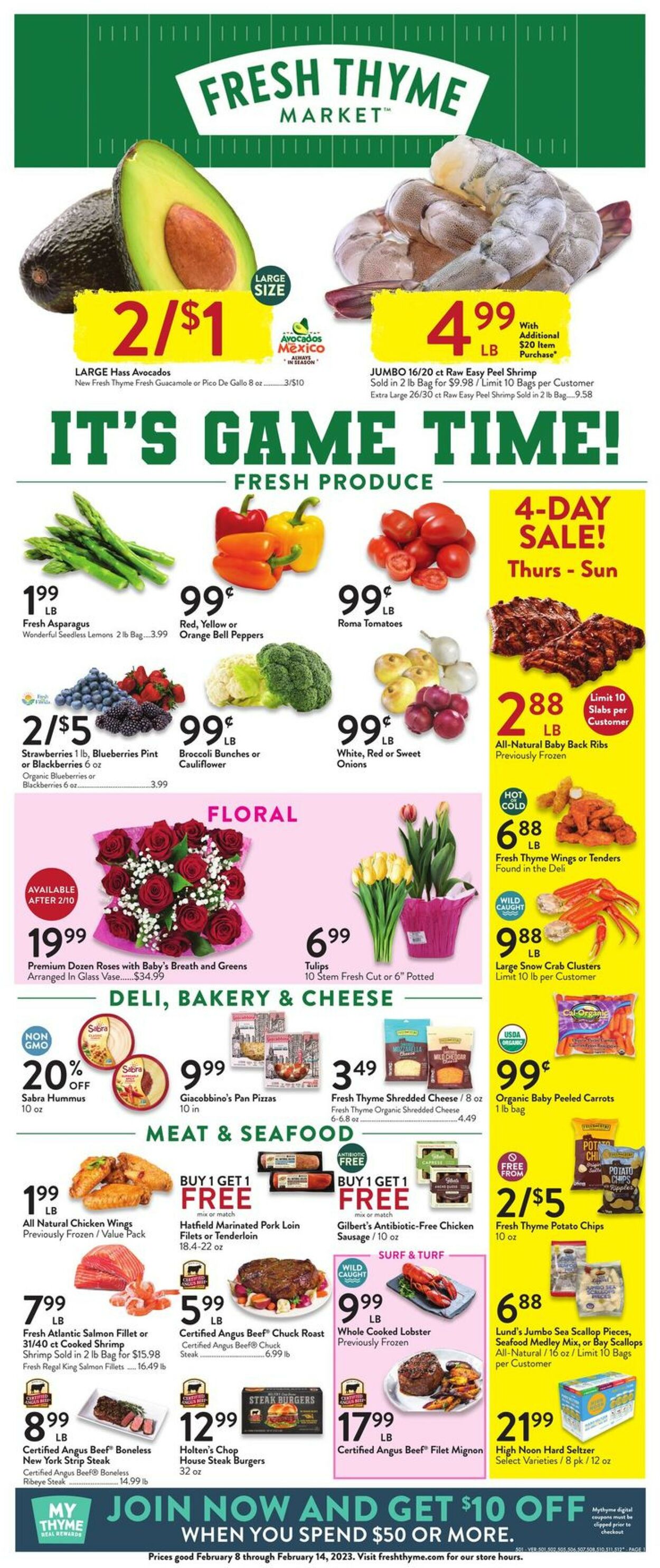 Fresh Thyme Weekly Ad Circular - valid 02/08-02/14/2023