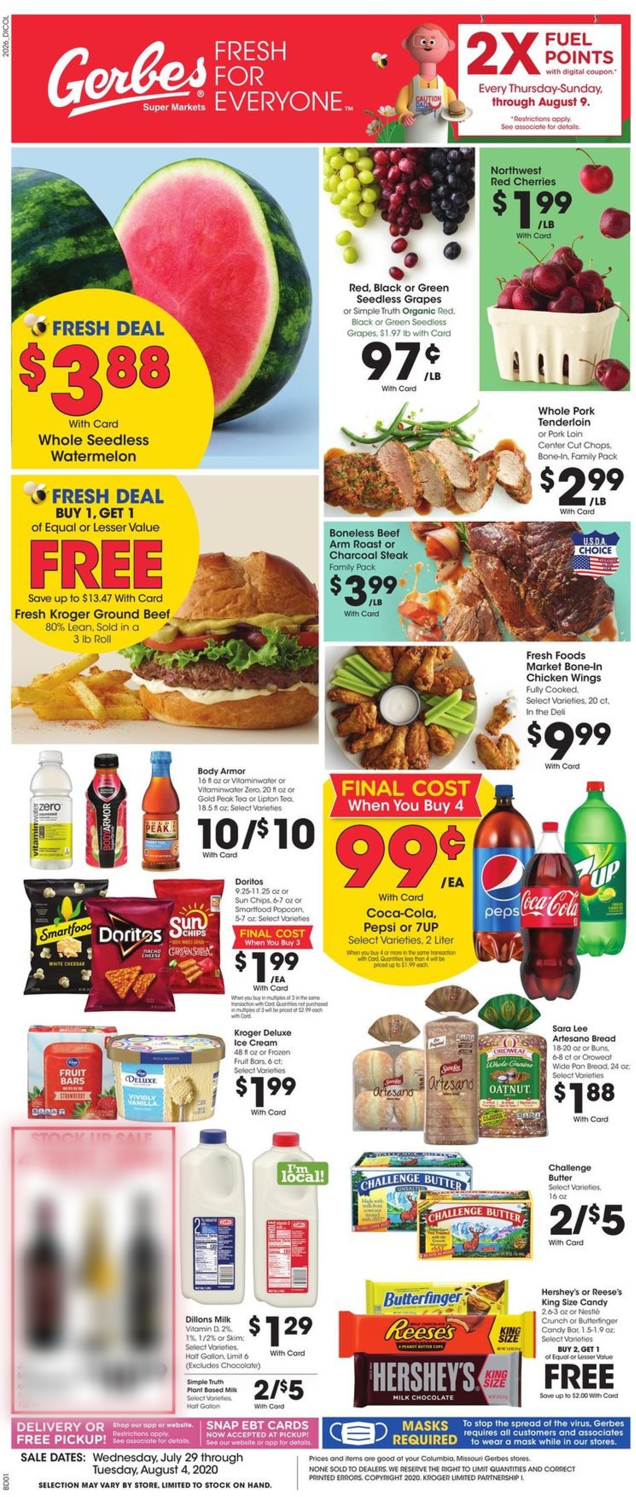 Gerbes Super Markets Weekly Ad Circular - valid 07/29-08/04/2020
