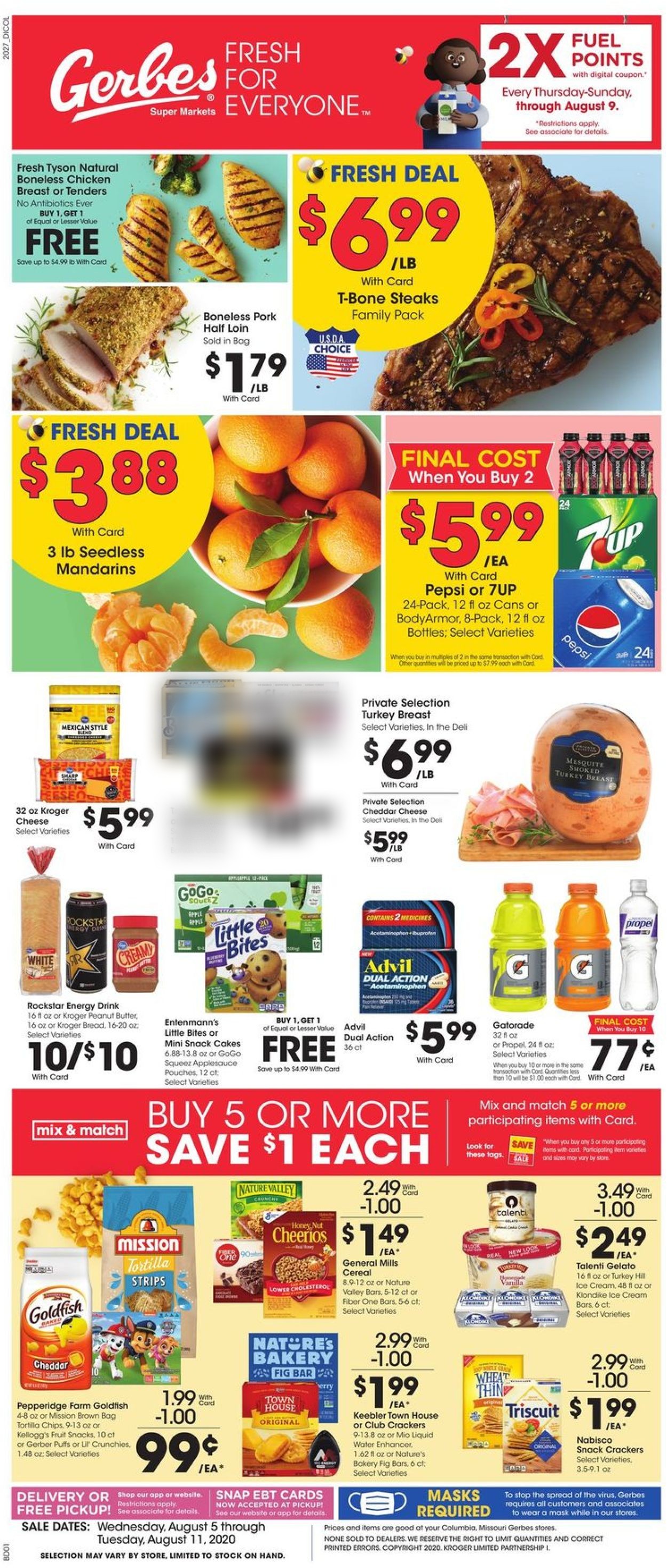 Gerbes Super Markets Weekly Ad Circular - valid 08/05-08/11/2020
