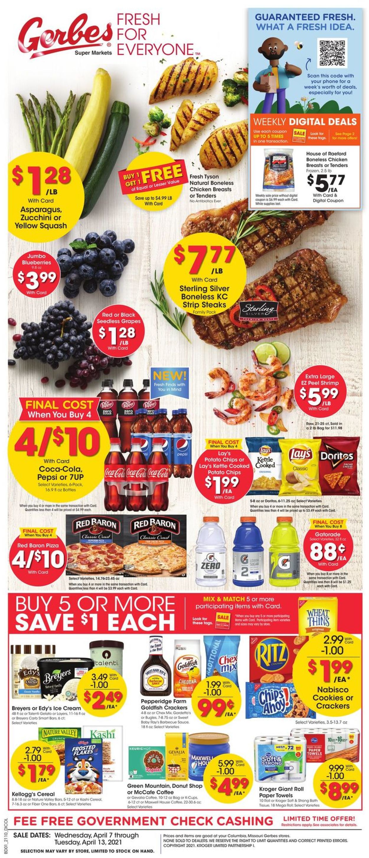 Gerbes Super Markets Weekly Ad Circular - valid 04/07-04/13/2021