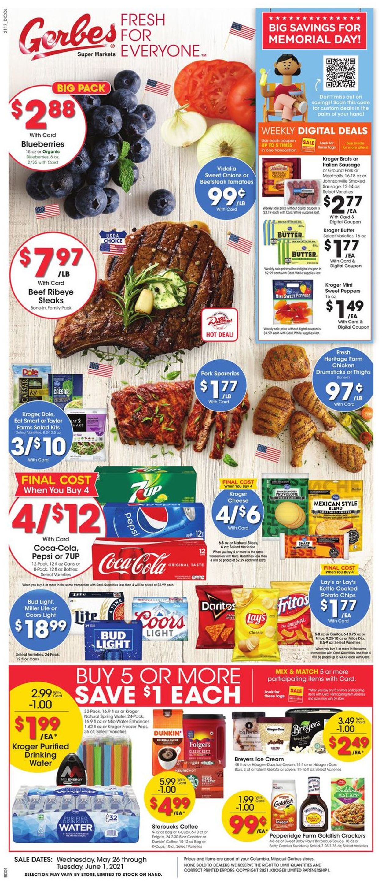 Gerbes Super Markets Weekly Ad Circular - valid 05/26-06/01/2021