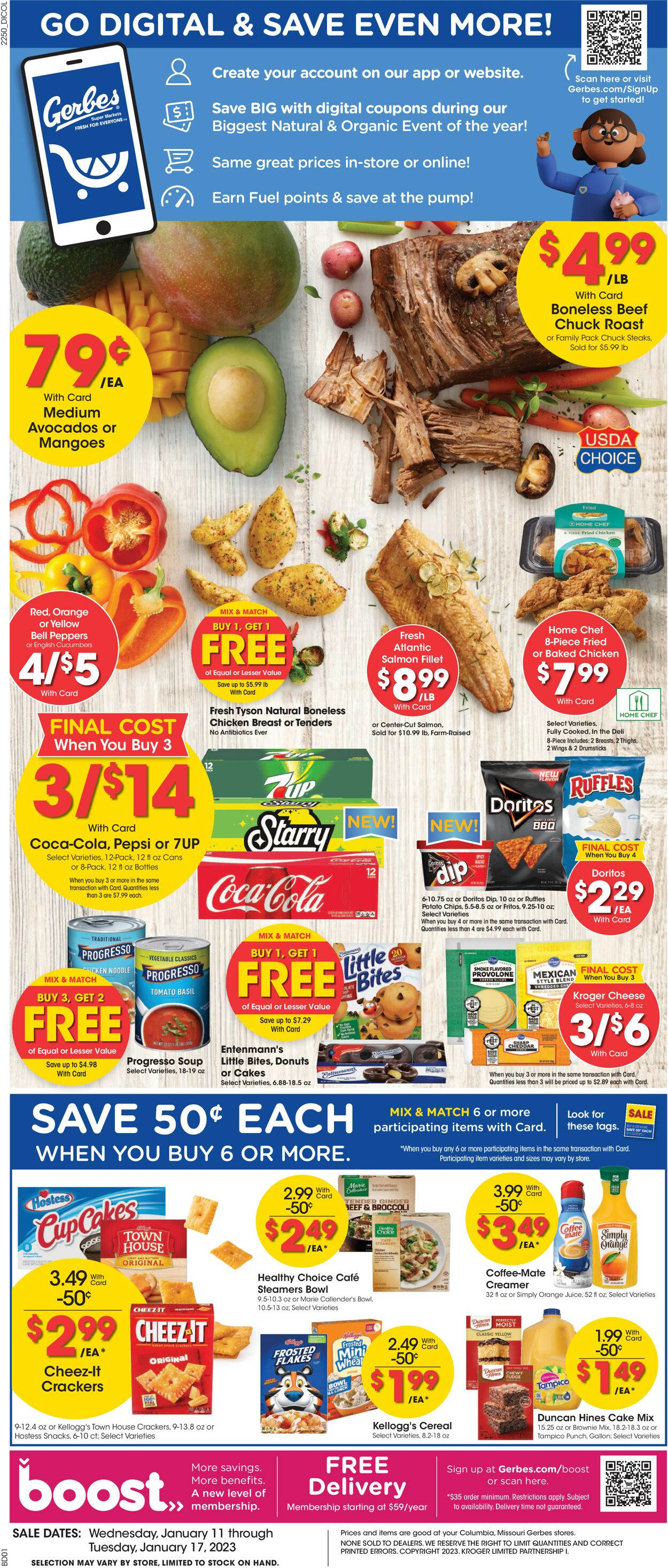 Gerbes Super Markets Weekly Ad Circular - valid 01/11-01/17/2023