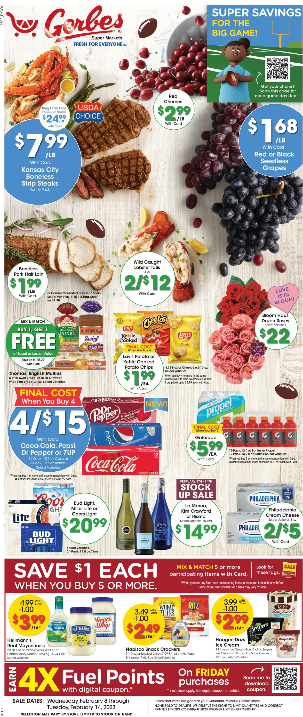 Gerbes Super Markets Weekly Ad Circular - valid 02/08-02/14/2023