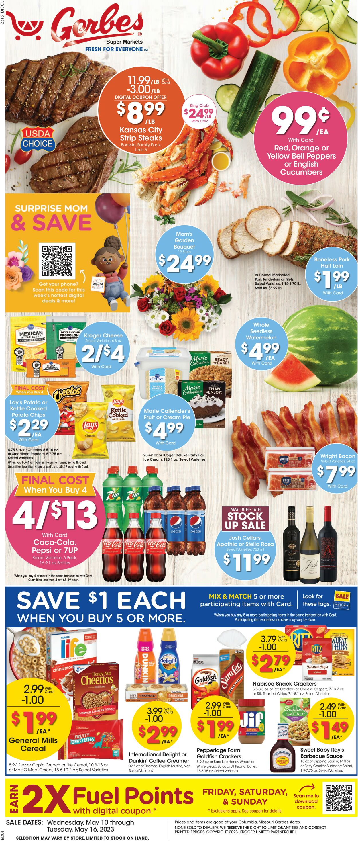 Gerbes Super Markets Weekly Ad Circular - valid 05/10-05/16/2023