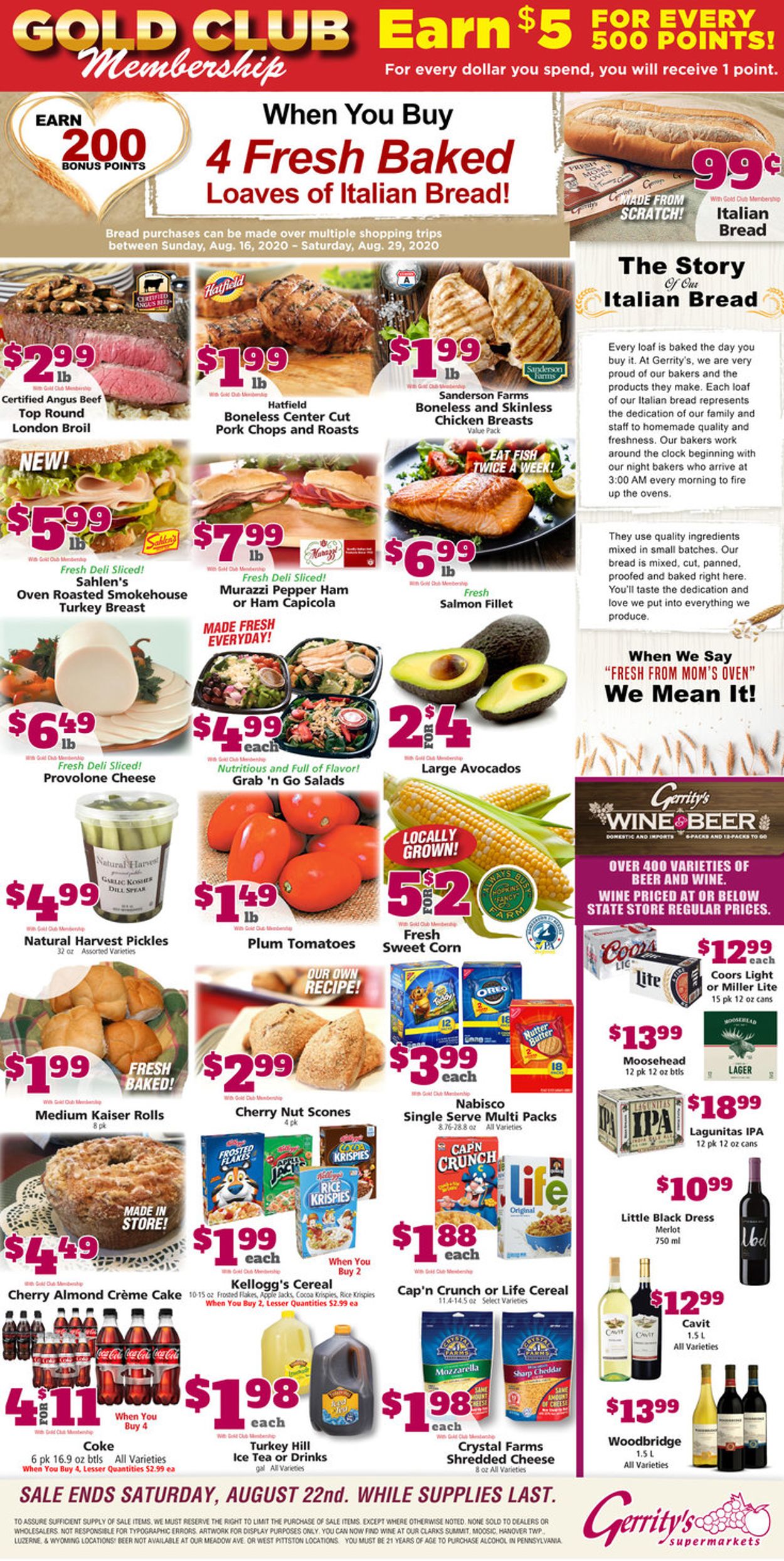 Gerrity's Supermarkets Weekly Ad Circular - valid 08/16-08/29/2020