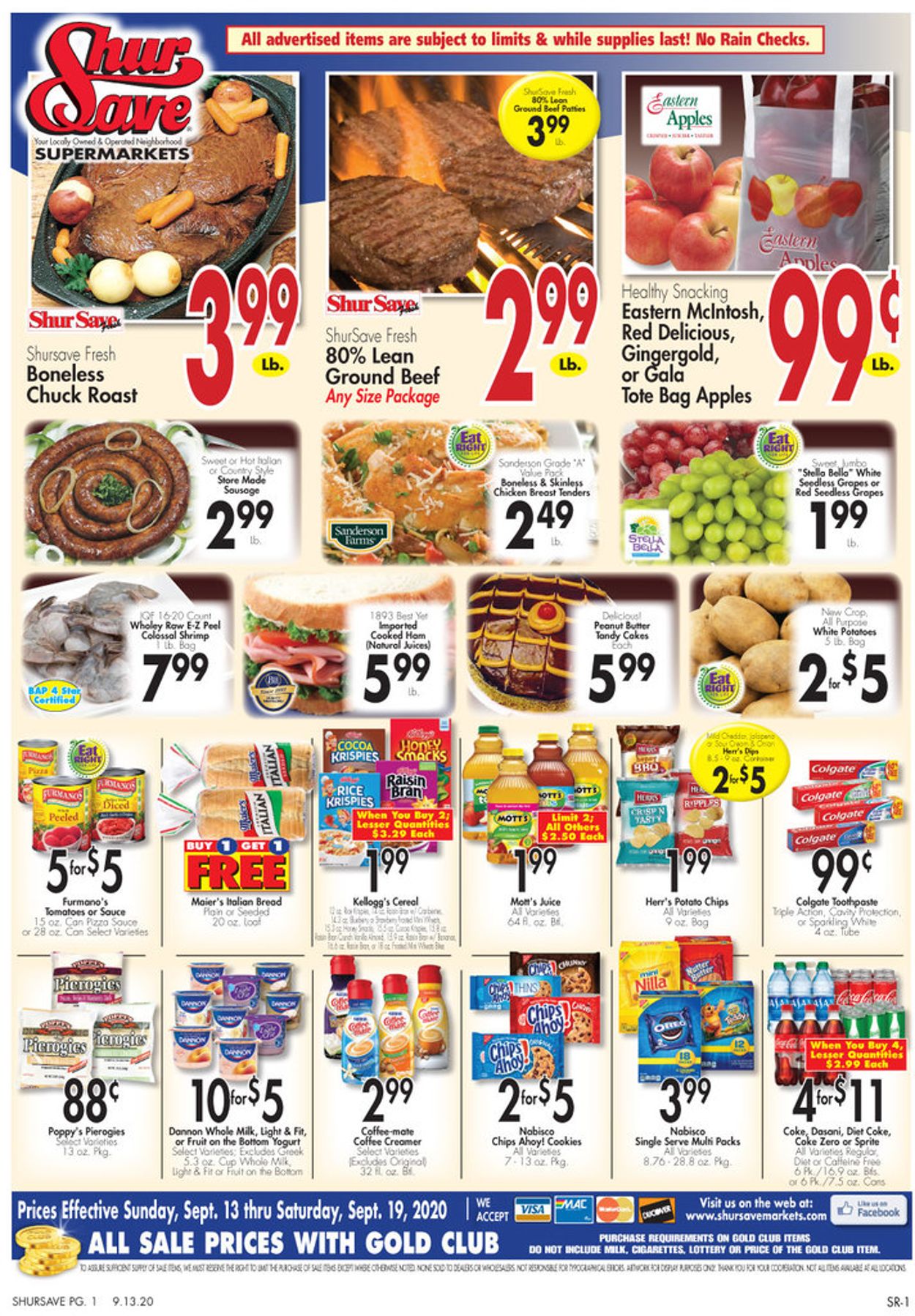 Gerrity's Supermarkets Weekly Ad Circular - valid 09/13-09/19/2020