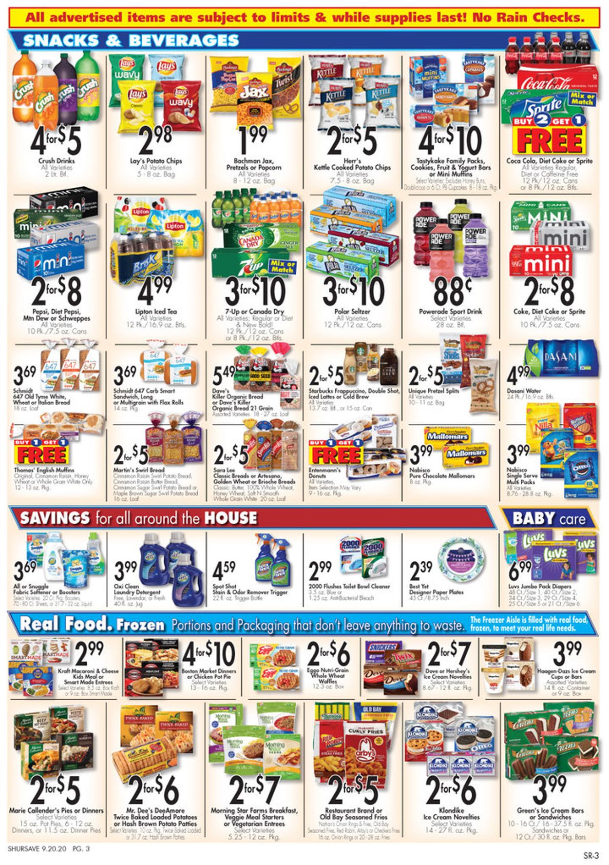 Gerrity's Supermarkets Weekly Ad Circular - valid 09/20-09/26/2020 (Page 3)