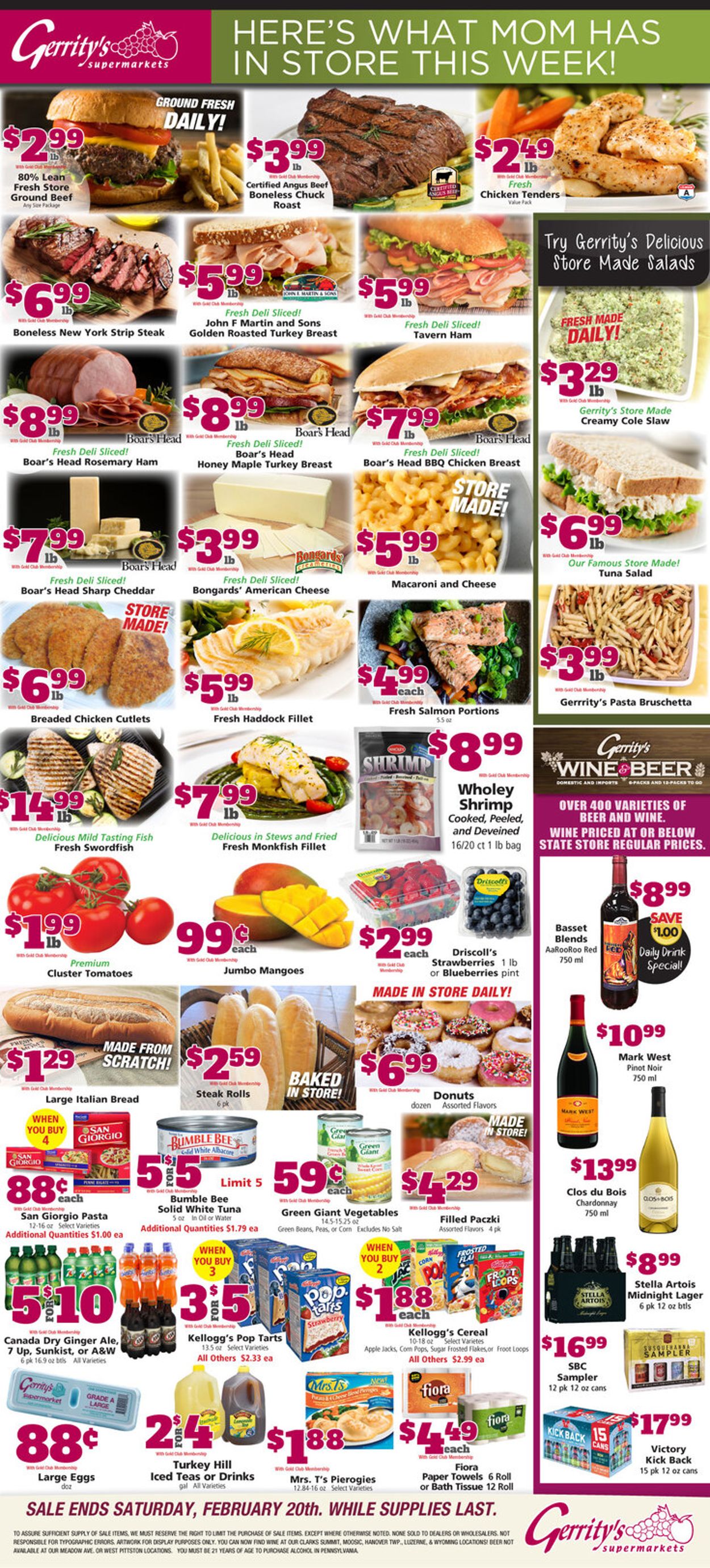Gerrity's Supermarkets Weekly Ad Circular - valid 02/14-02/20/2021