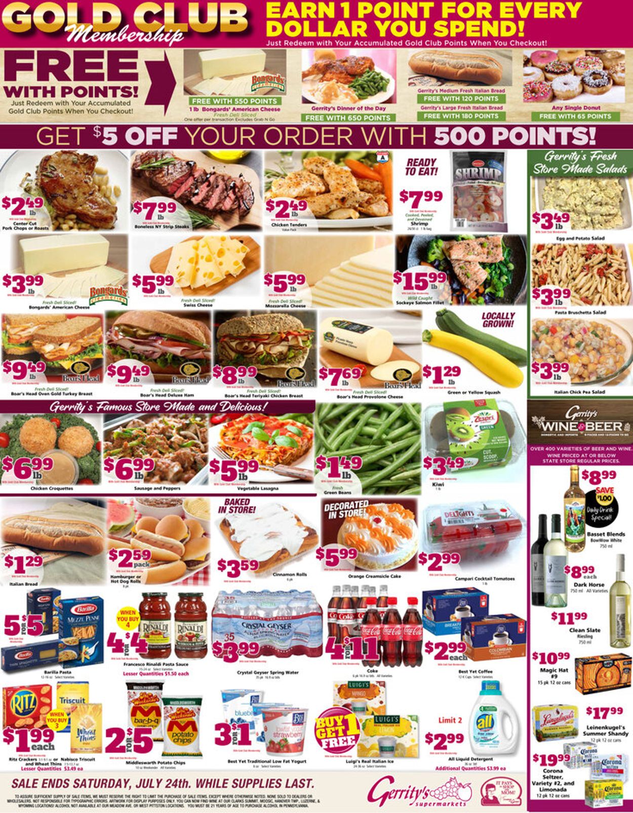 Gerrity's Supermarkets Weekly Ad Circular - valid 07/18-07/24/2021