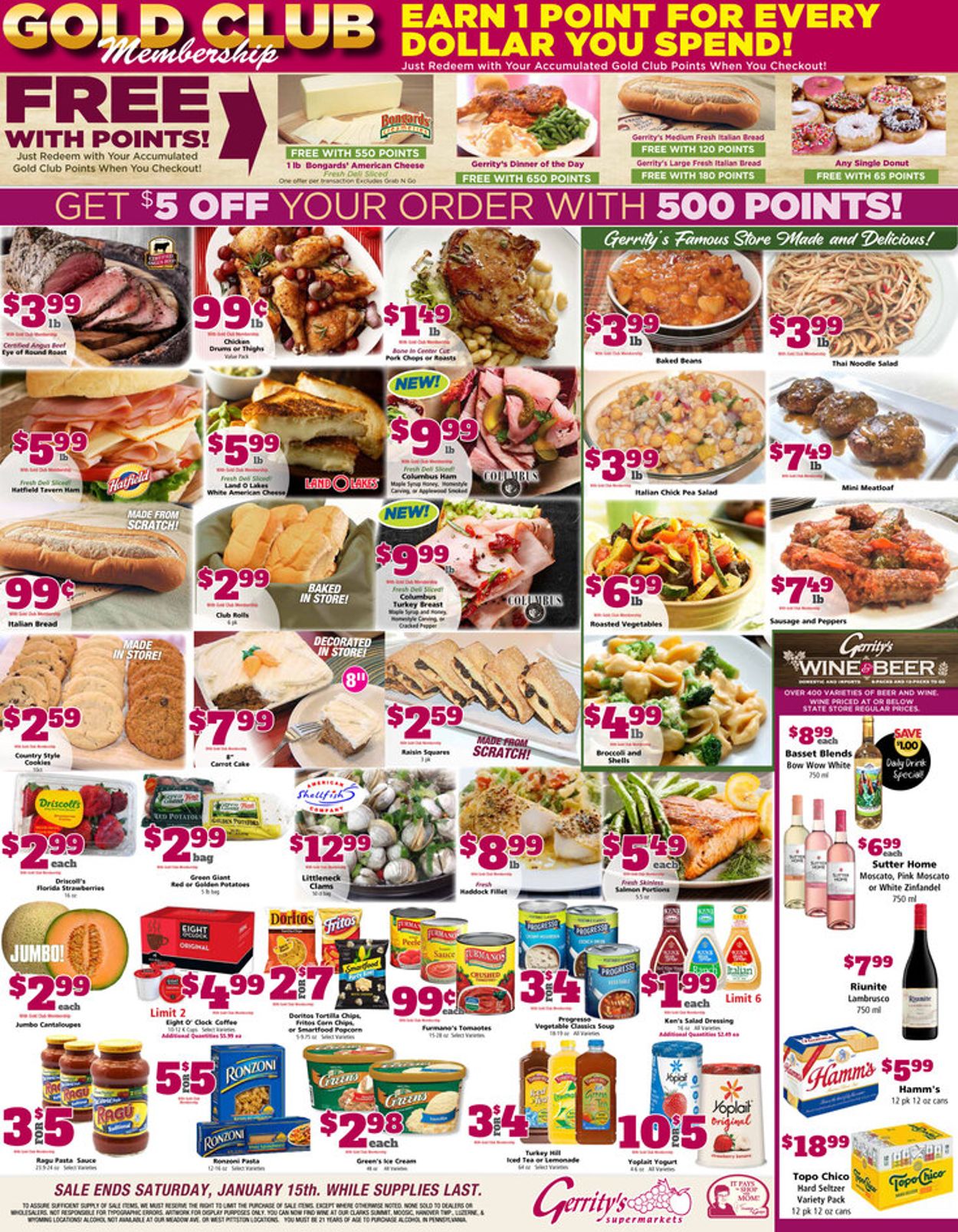 Gerrity's Supermarkets Weekly Ad Circular - valid 01/09-01/15/2022