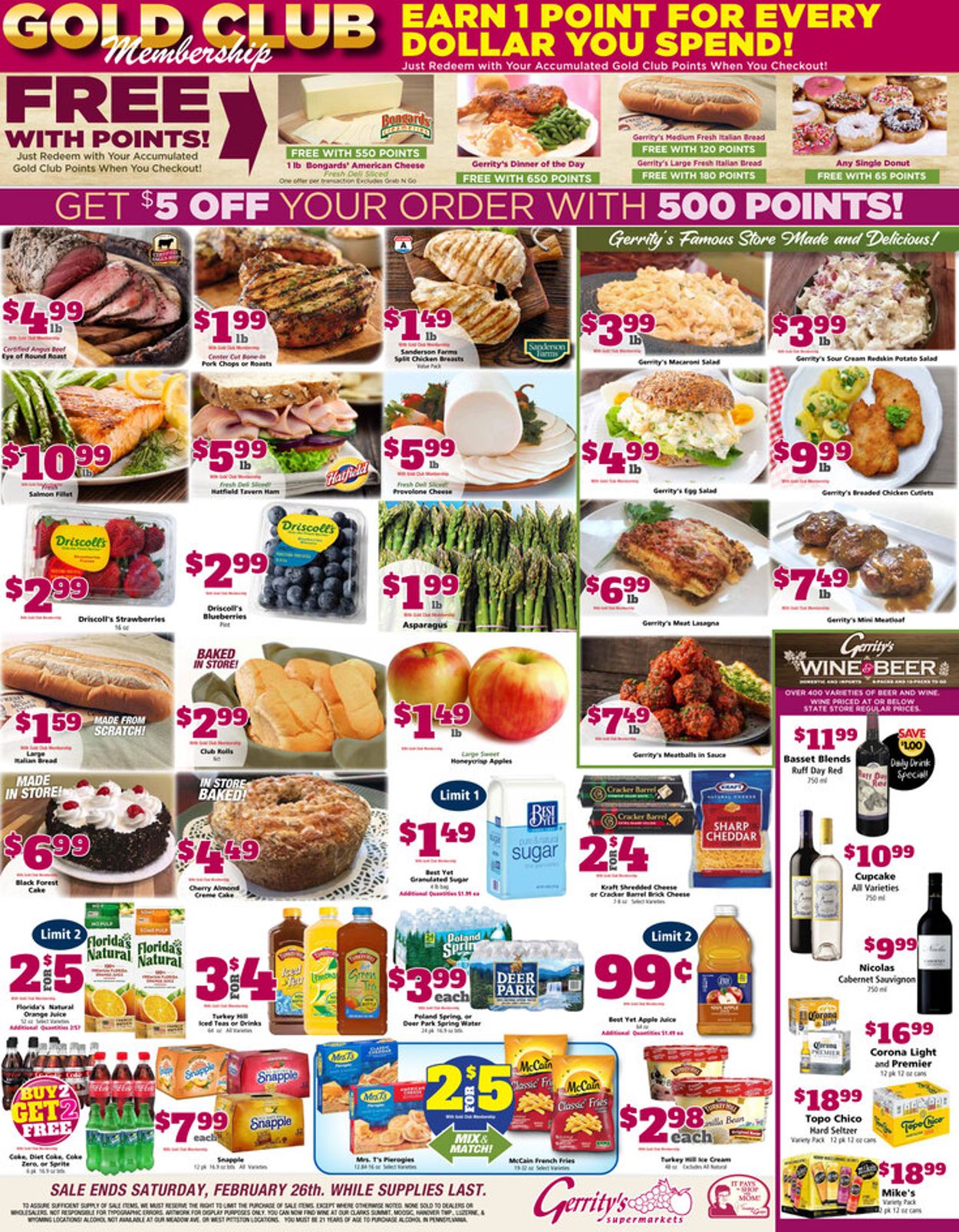 Gerrity's Supermarkets Weekly Ad Circular - valid 02/20-02/26/2022