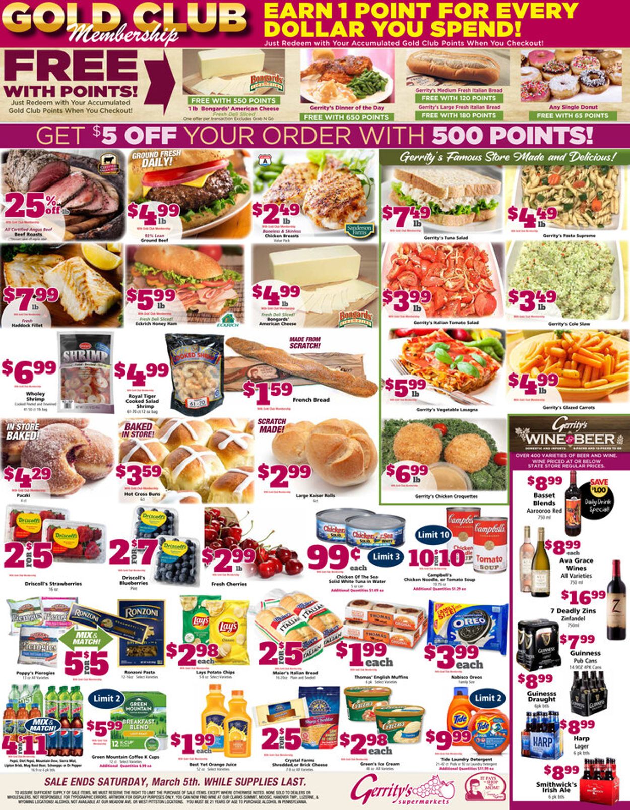 Gerrity's Supermarkets Weekly Ad Circular - valid 02/27-03/05/2022