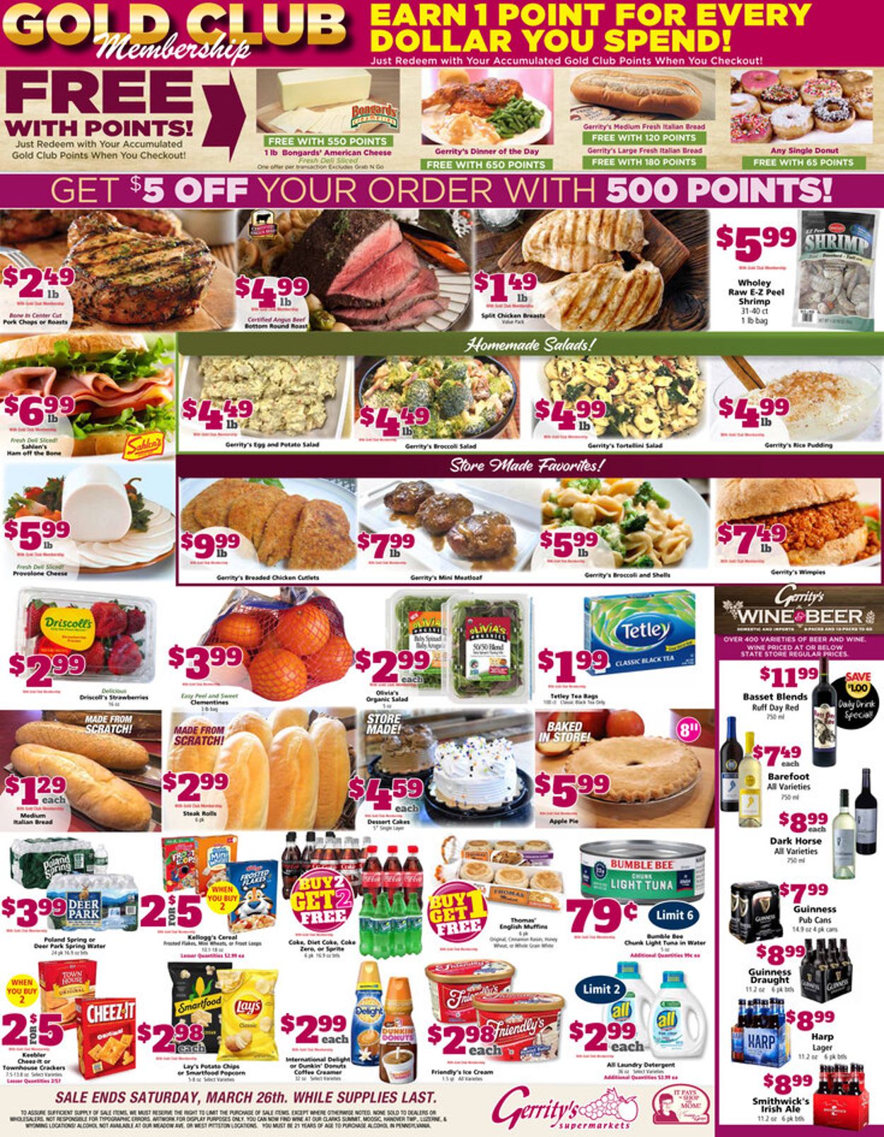 Gerrity's Supermarkets Weekly Ad Circular - valid 03/20-03/26/2022