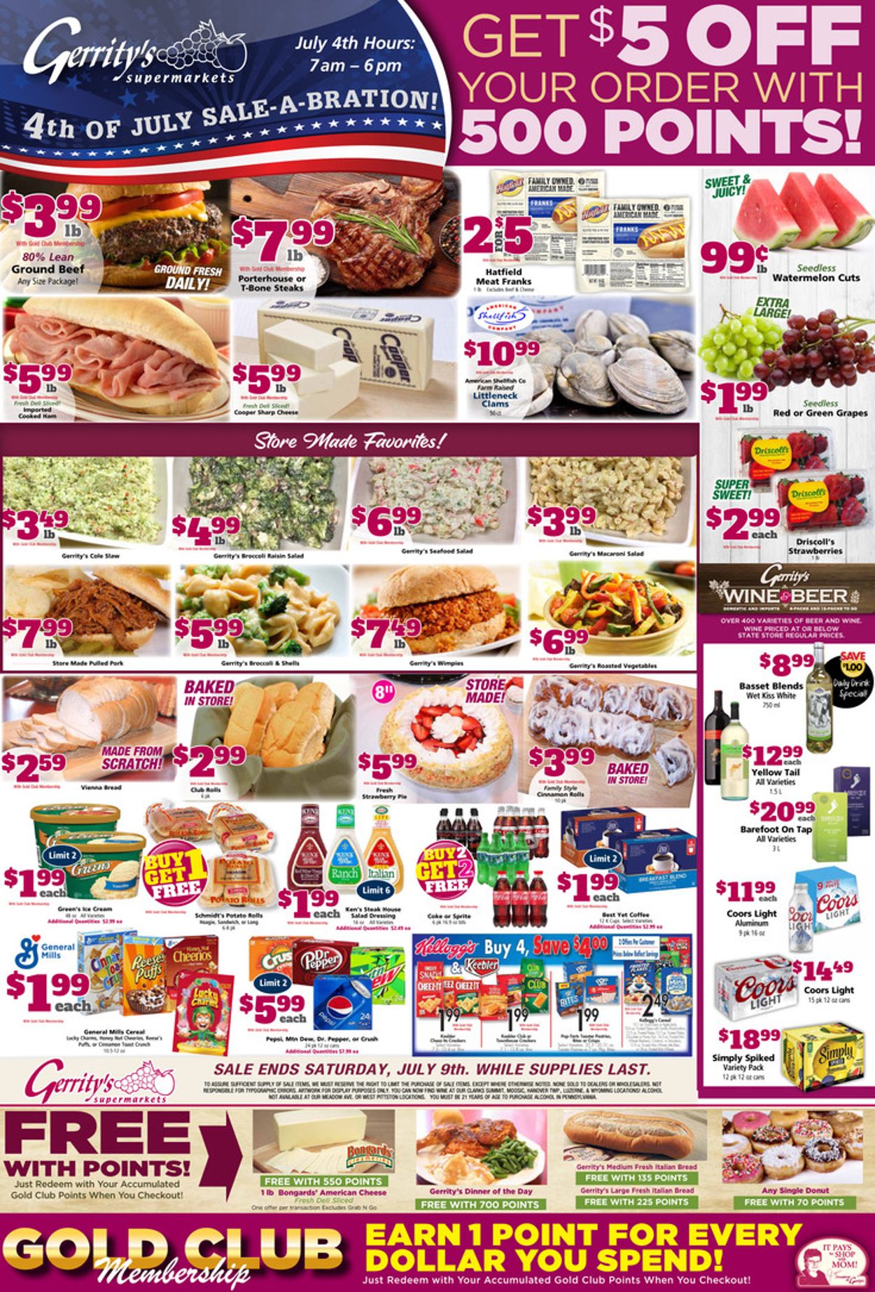 Gerrity's Supermarkets Weekly Ad Circular - valid 07/03-07/09/2022