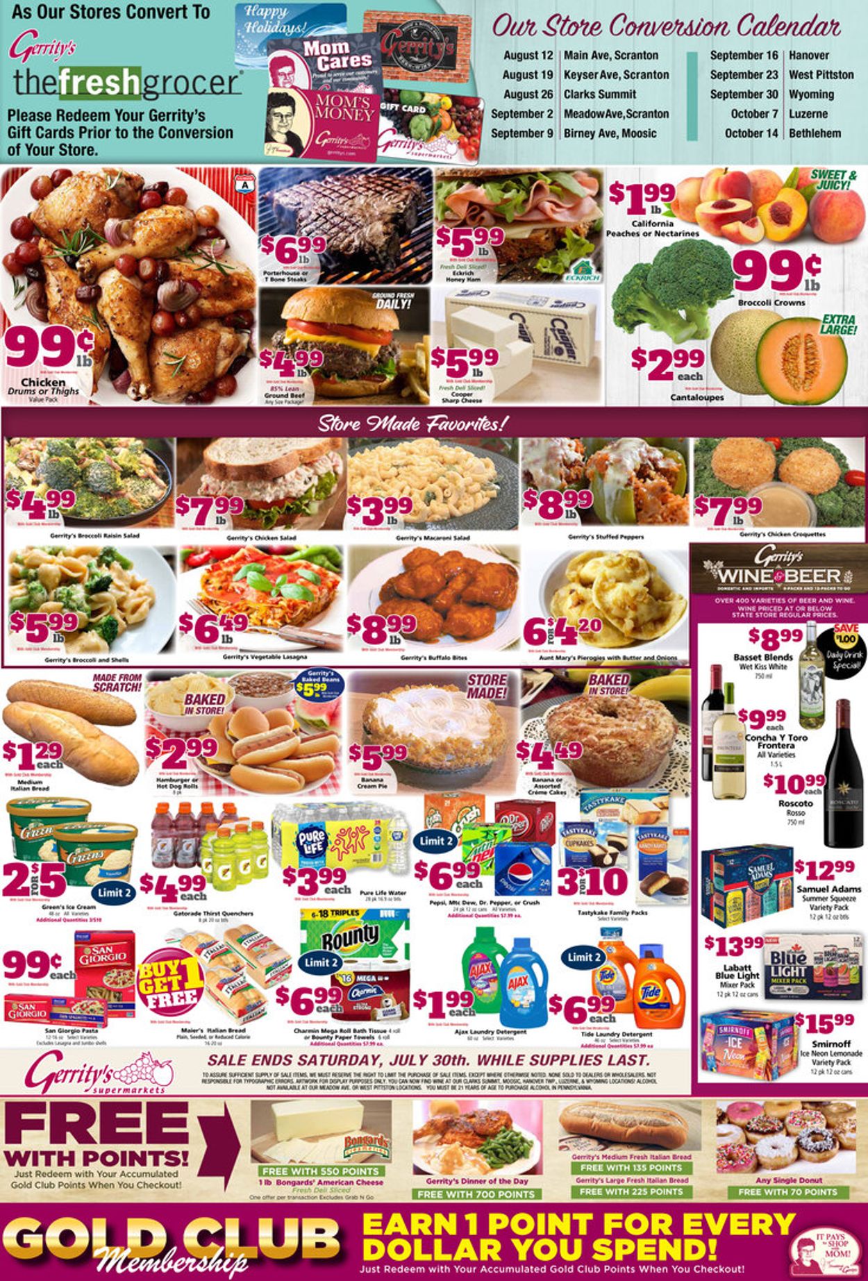 Gerrity's Supermarkets Weekly Ad Circular - valid 07/31-08/06/2022