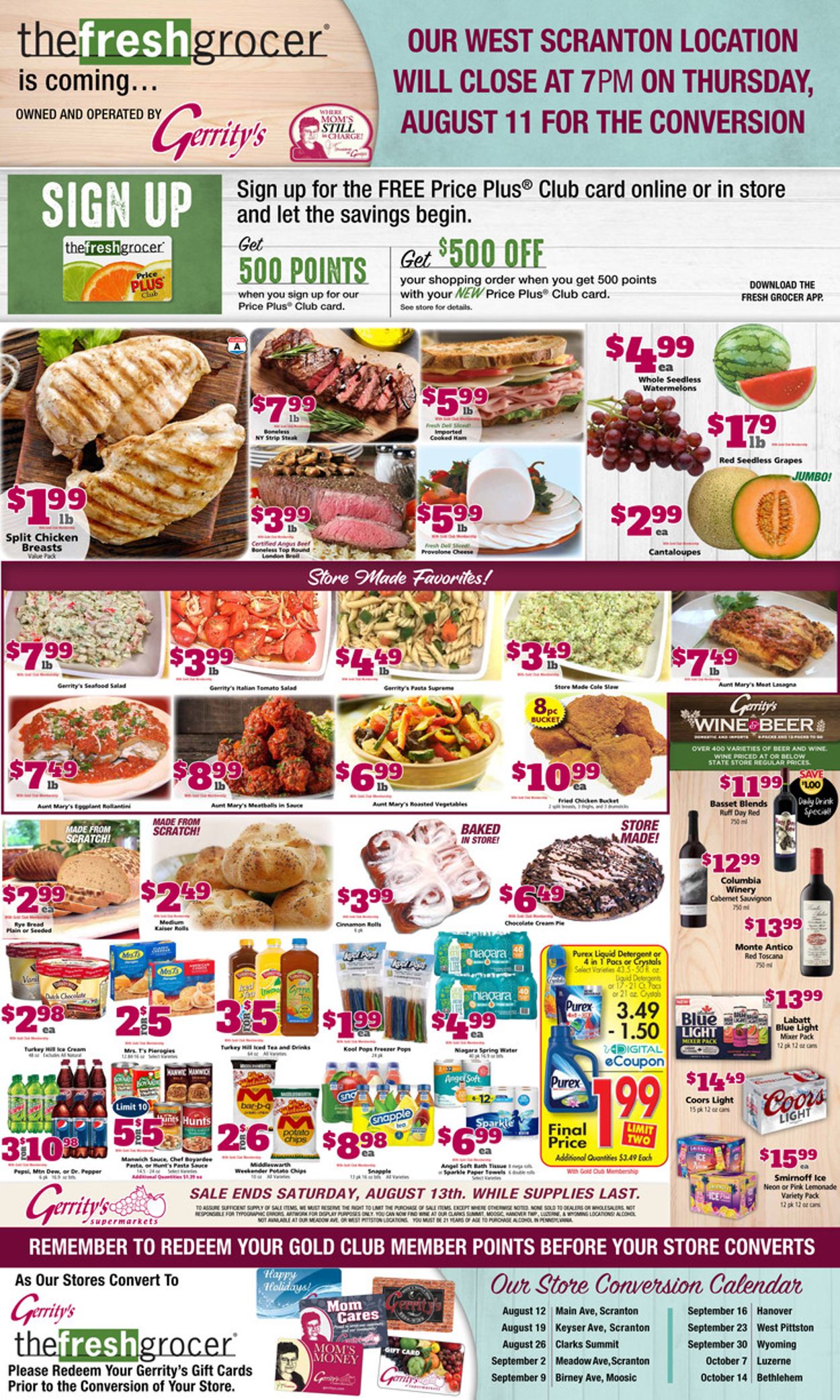 Gerrity's Supermarkets Weekly Ad Circular - valid 08/07-08/13/2022