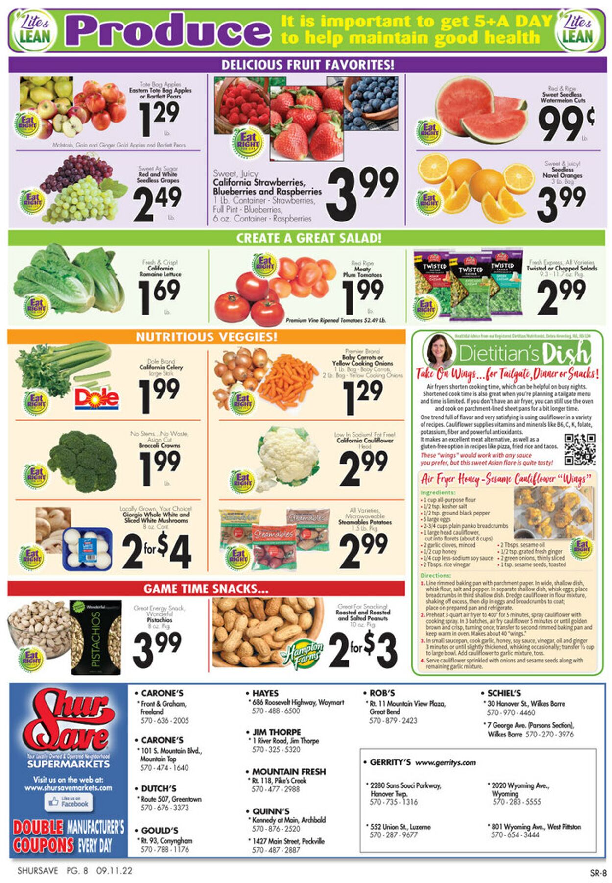 Gerrity's Supermarkets Weekly Ad Circular - valid 09/11-09/17/2022 (Page 9)