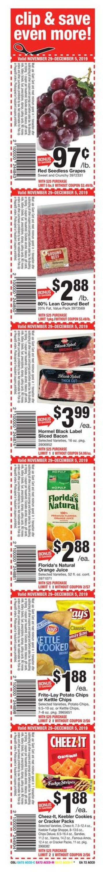 Giant Food Weekly Ad Circular - valid 11/29-12/05/2019 (Page 2)