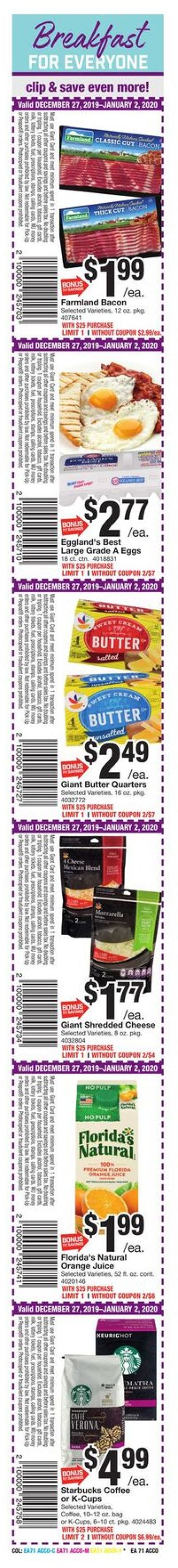 Giant Food - New Year's Ad 2019/2020 Weekly Ad Circular - valid 12/27-01/02/2020 (Page 2)