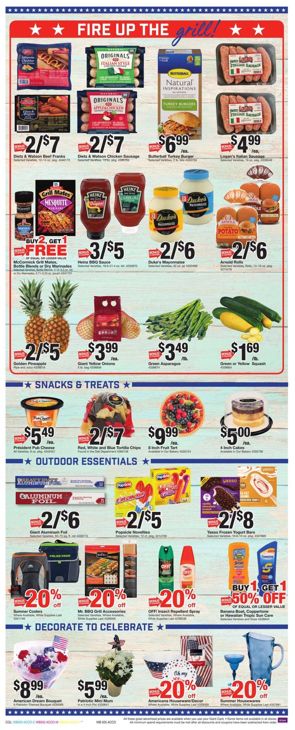 Giant Food Weekly Ad Circular - valid 07/03-07/09/2020 (Page 14)