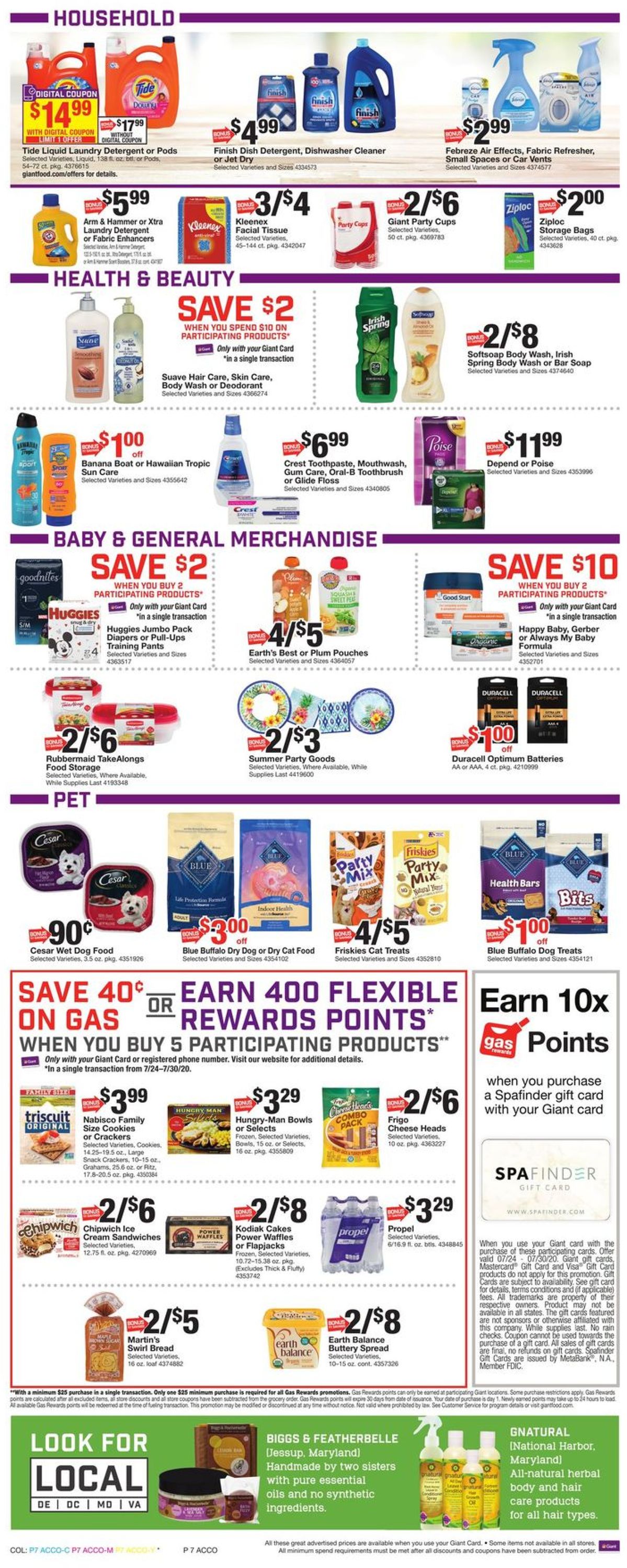 Giant Food Weekly Ad Circular - valid 07/24-07/30/2020 (Page 9)