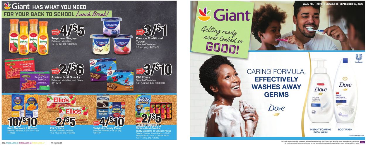 Giant Food Weekly Ad Circular - valid 08/28-09/03/2020 (Page 13)