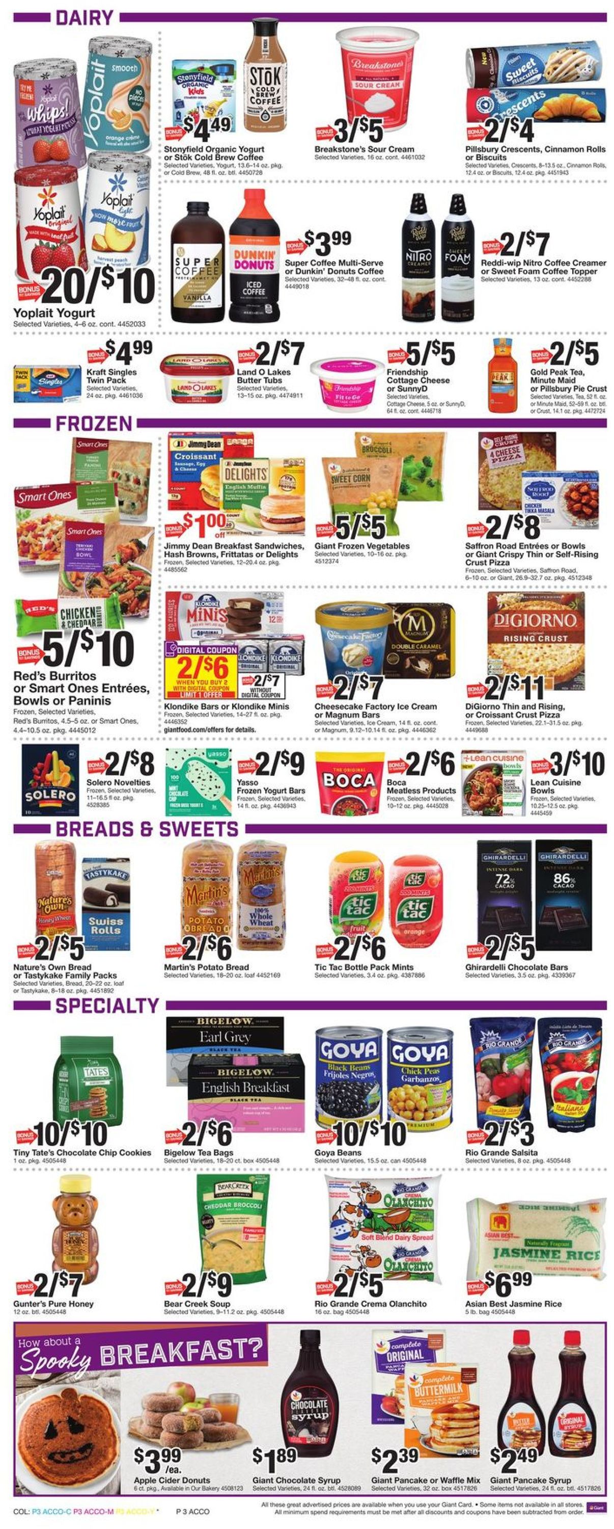 Giant Food Weekly Ad Circular - valid 10/16-10/22/2020 (Page 6)