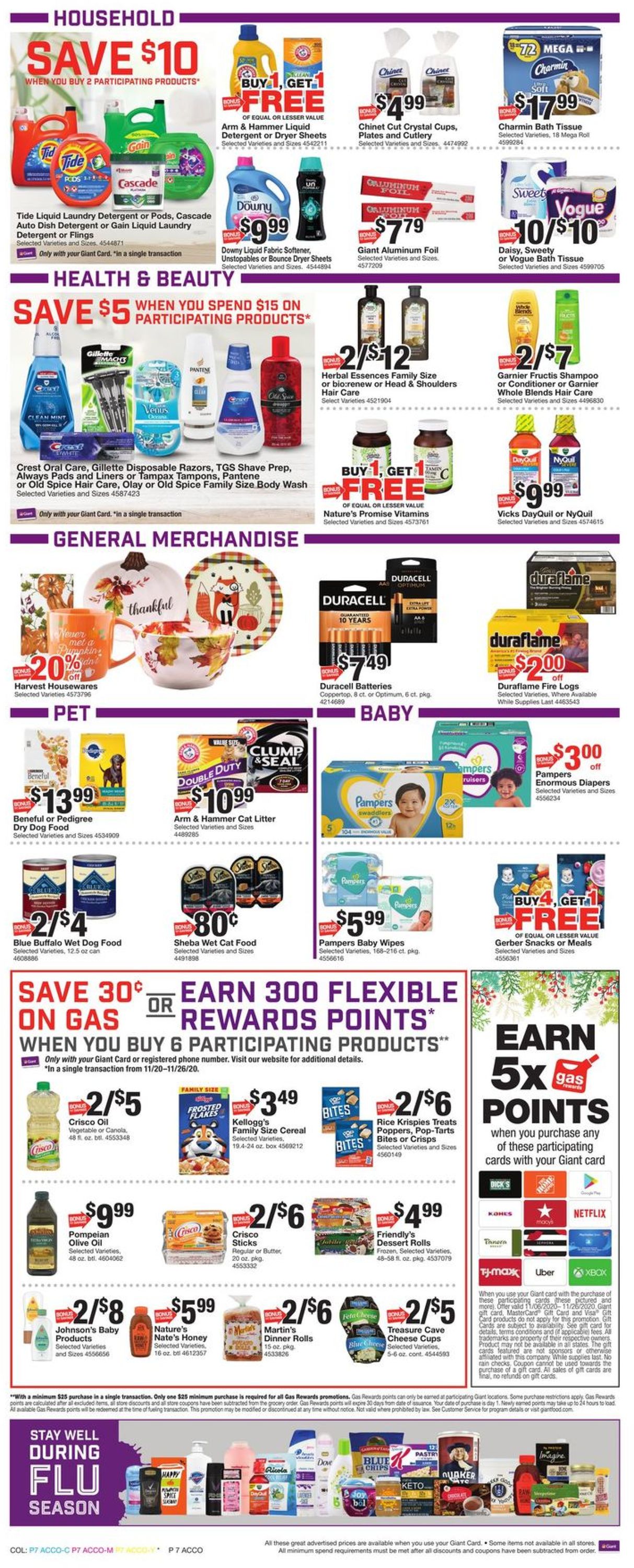 Giant Food Thanksgiving 2020 Weekly Ad Circular - valid 11/20-11/26/2020 (Page 13)