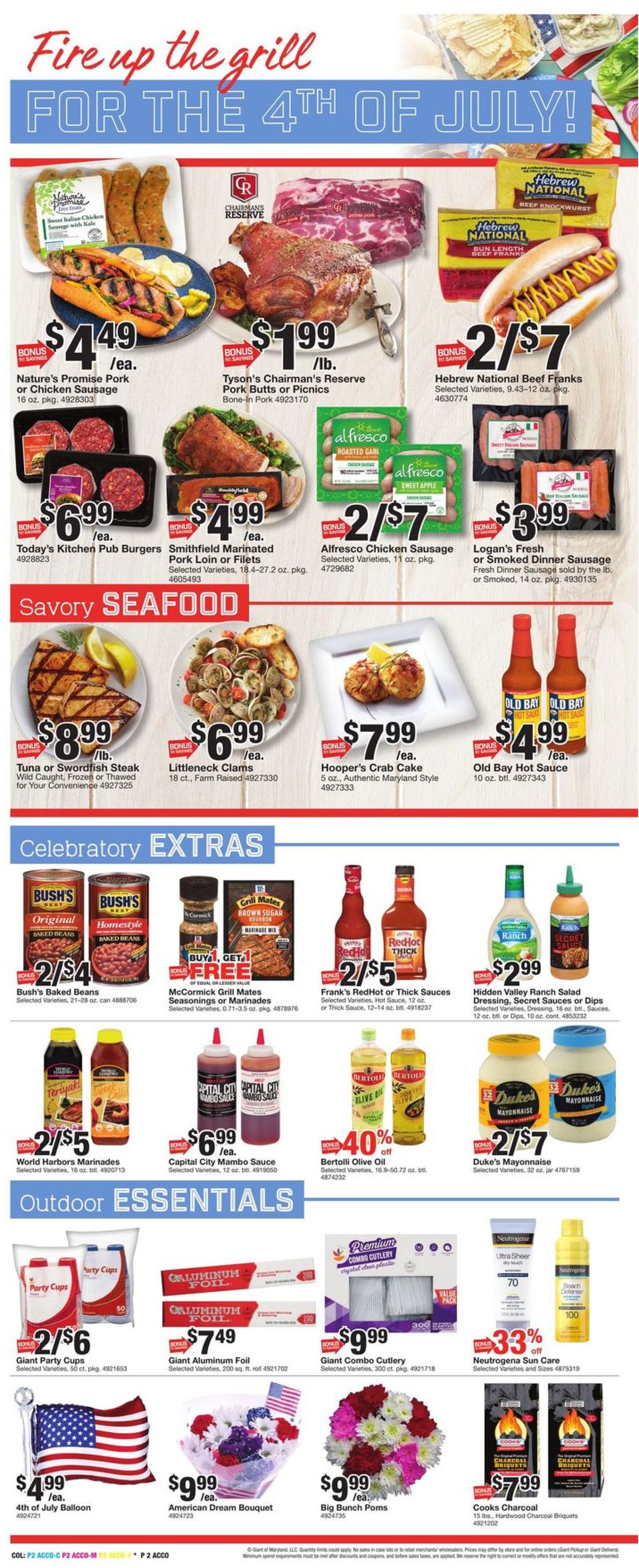 Giant Food Weekly Ad Circular - valid 06/25-07/01/2021 (Page 4)