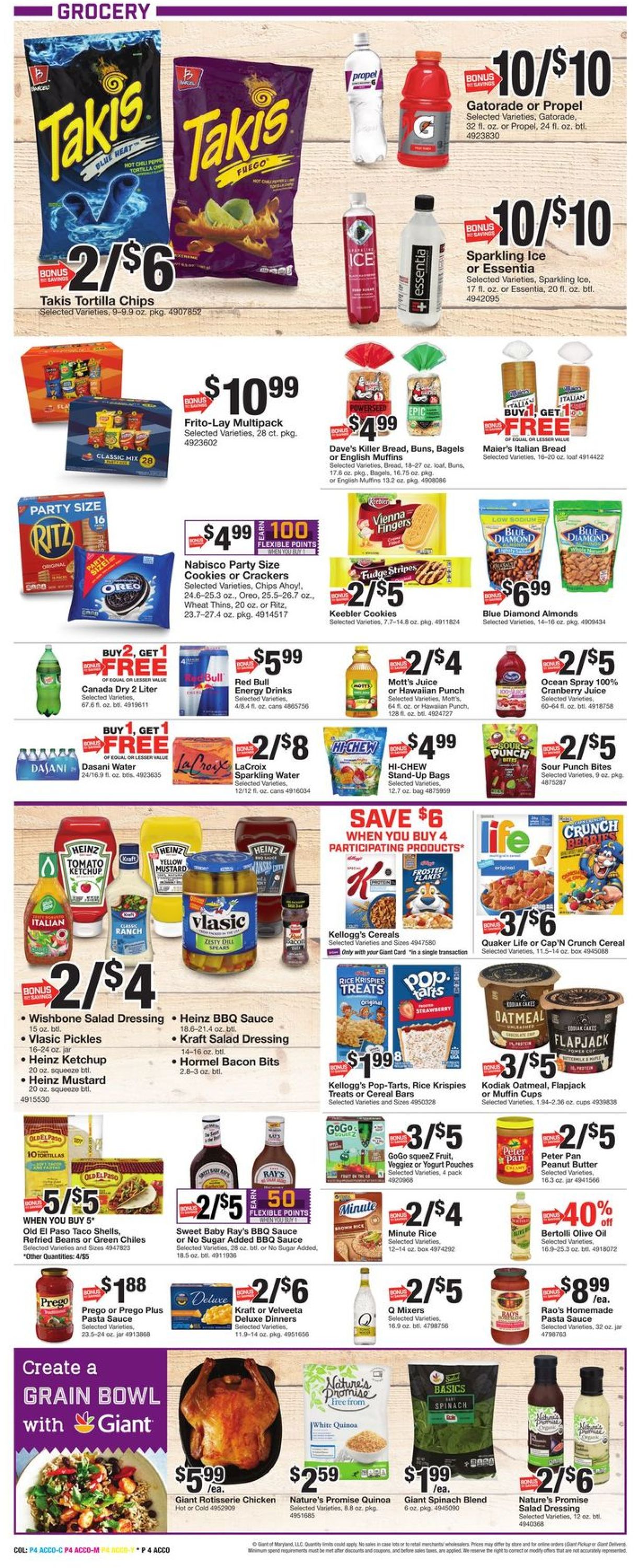 Giant Food Weekly Ad Circular - valid 07/09-07/15/2021 (Page 6)