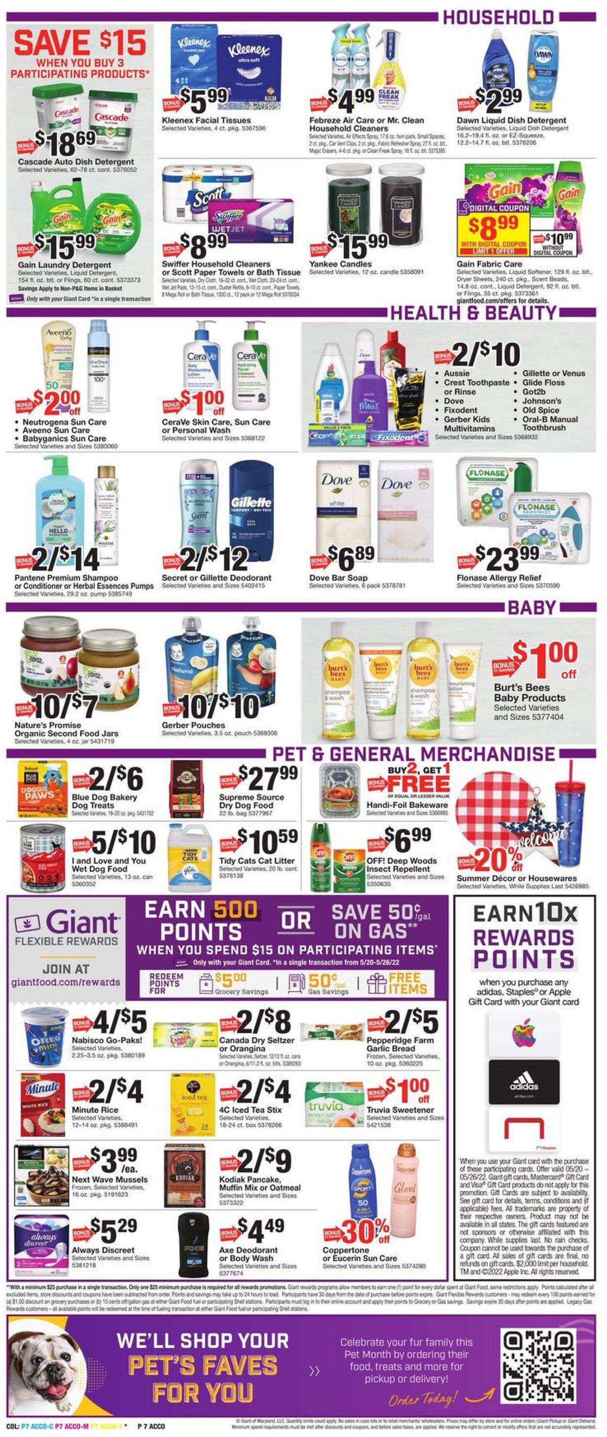 Giant Food Weekly Ad Circular - valid 05/20-05/26/2022 (Page 10)