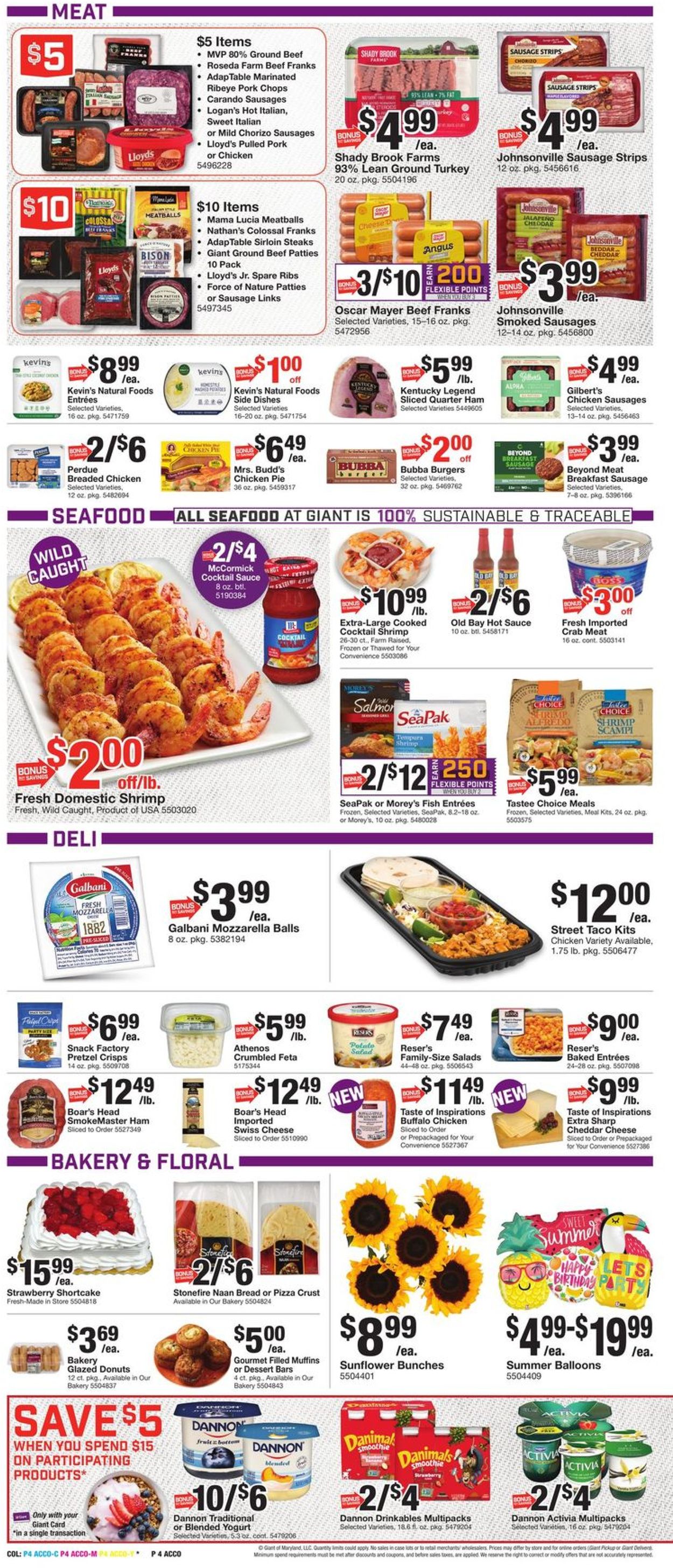 Giant Food Weekly Ad Circular - valid 07/08-07/14/2022 (Page 6)