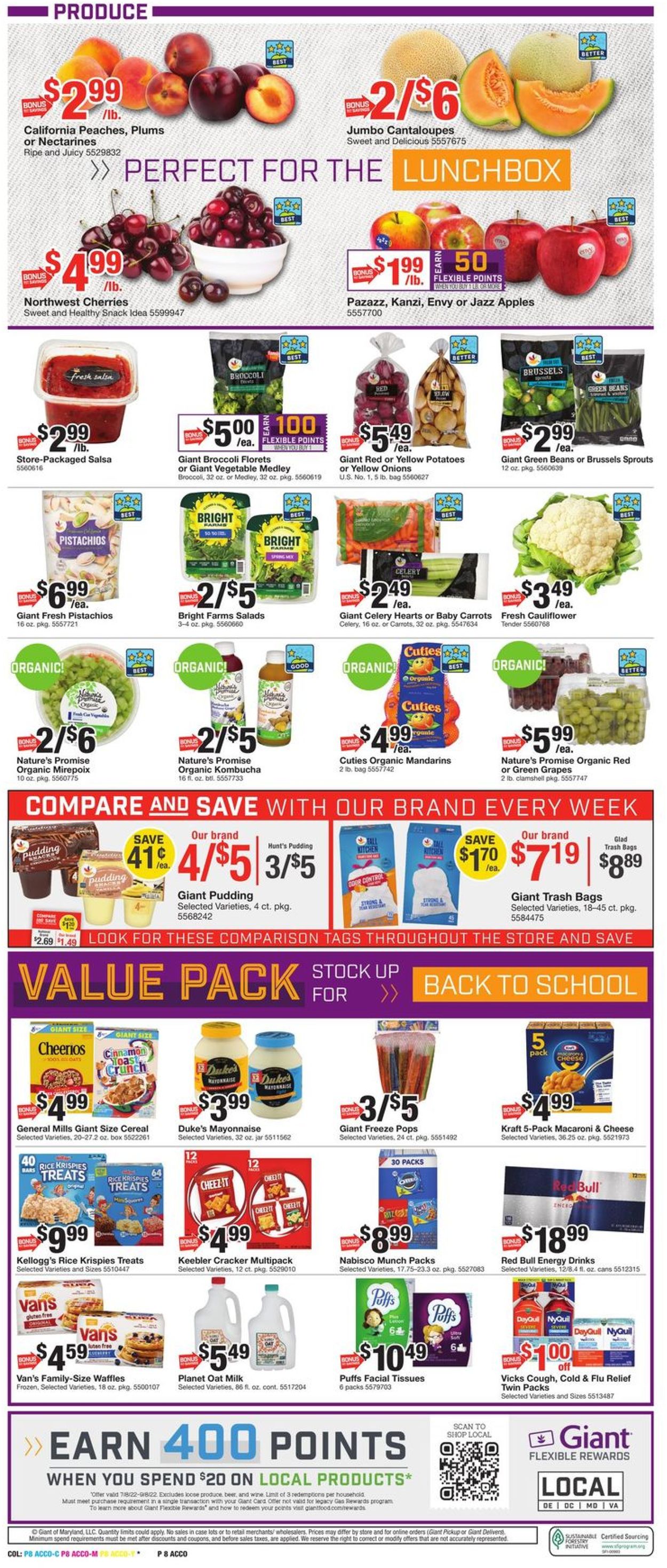 Giant Food Weekly Ad Circular - valid 08/12-08/18/2022 (Page 10)