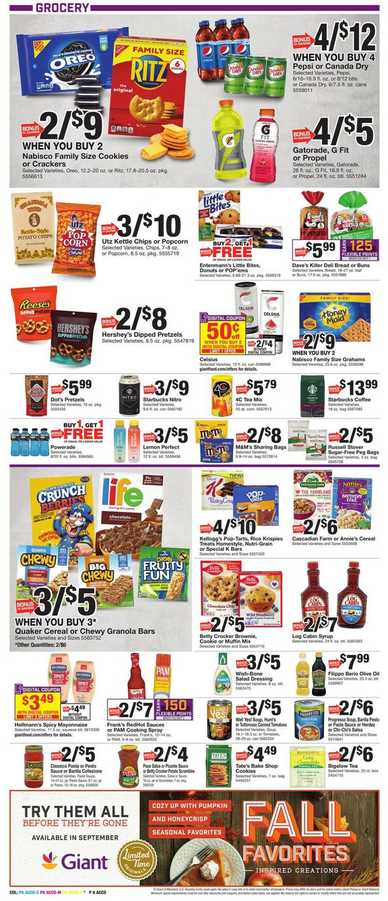 Giant Food Weekly Ad Circular - valid 09/16-09/22/2022 (Page 9)