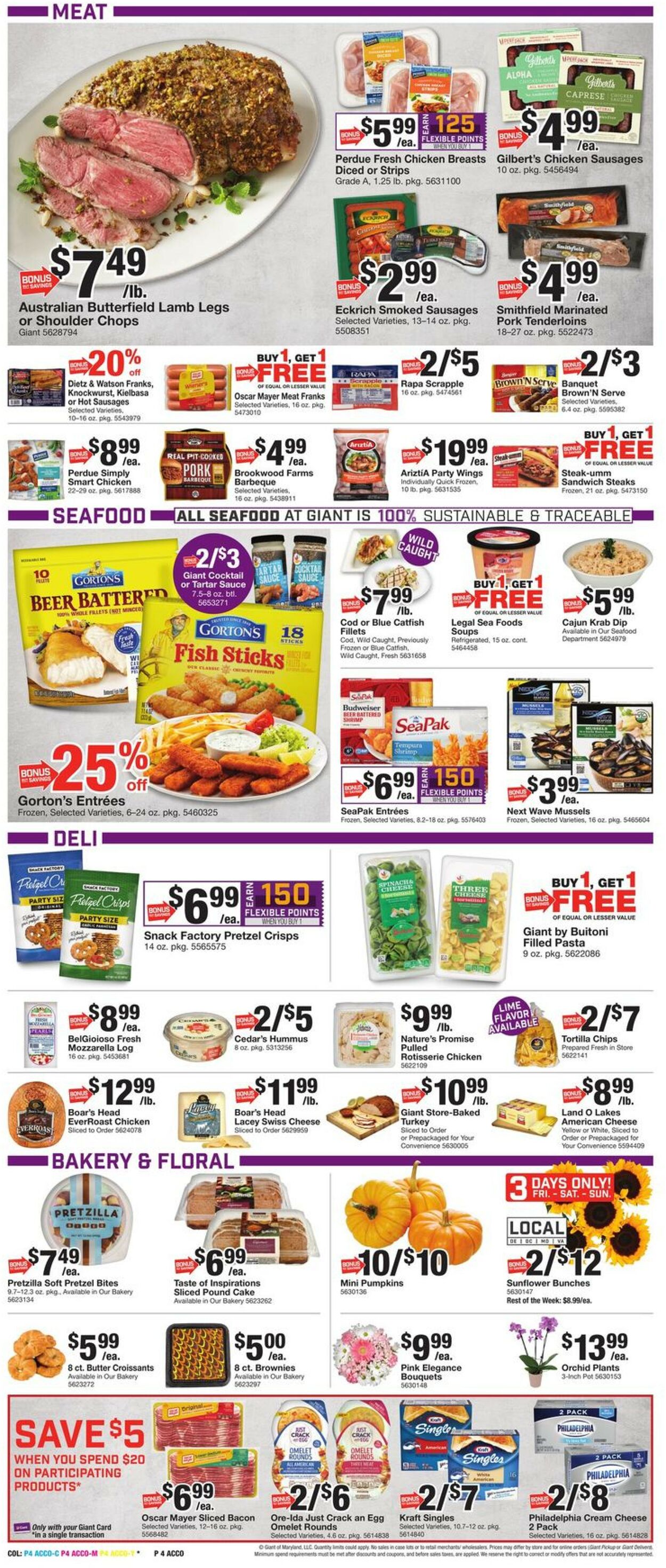 Giant Food Weekly Ad Circular - valid 09/30-10/06/2022 (Page 6)