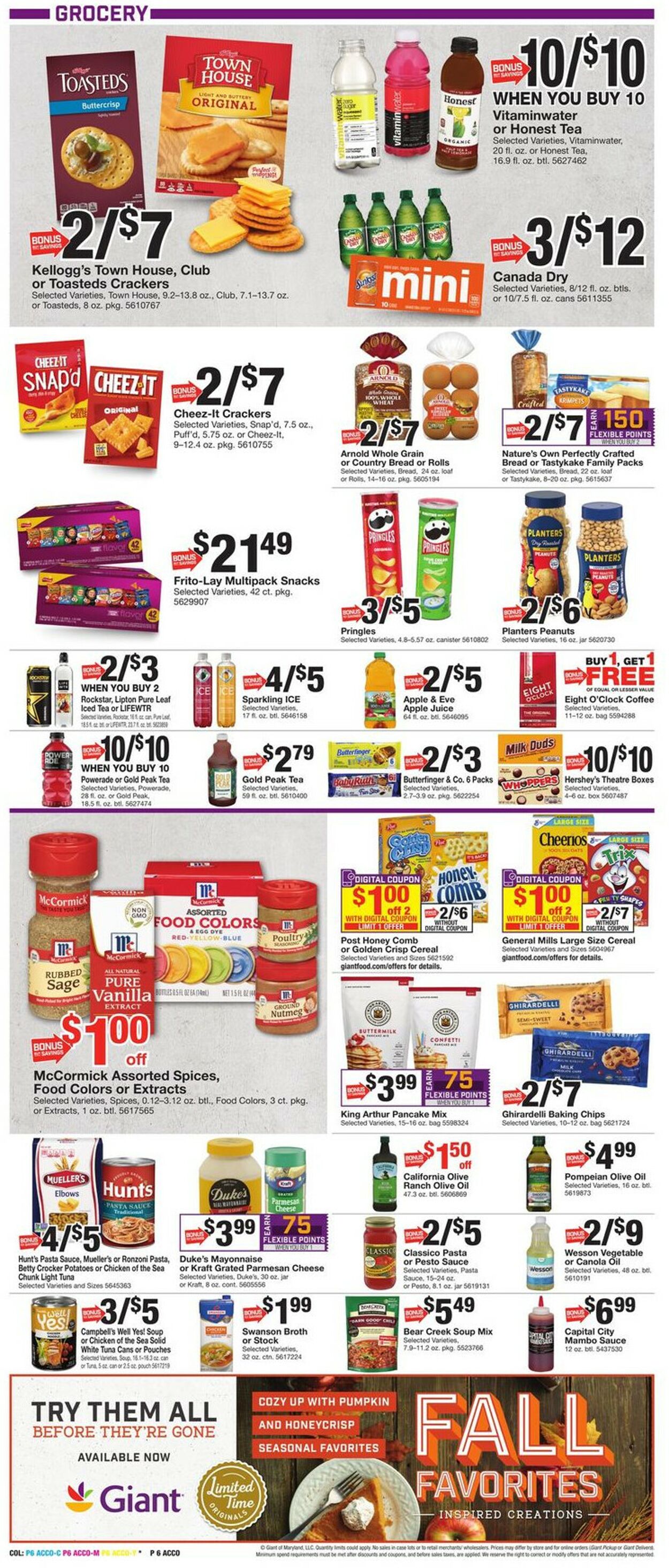Giant Food Weekly Ad Circular - valid 10/14-10/20/2022 (Page 9)