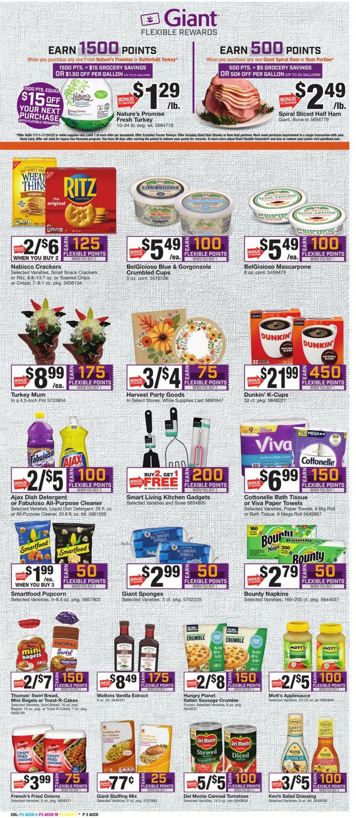 Giant Food Weekly Ad Circular - valid 11/11-11/17/2022 (Page 8)