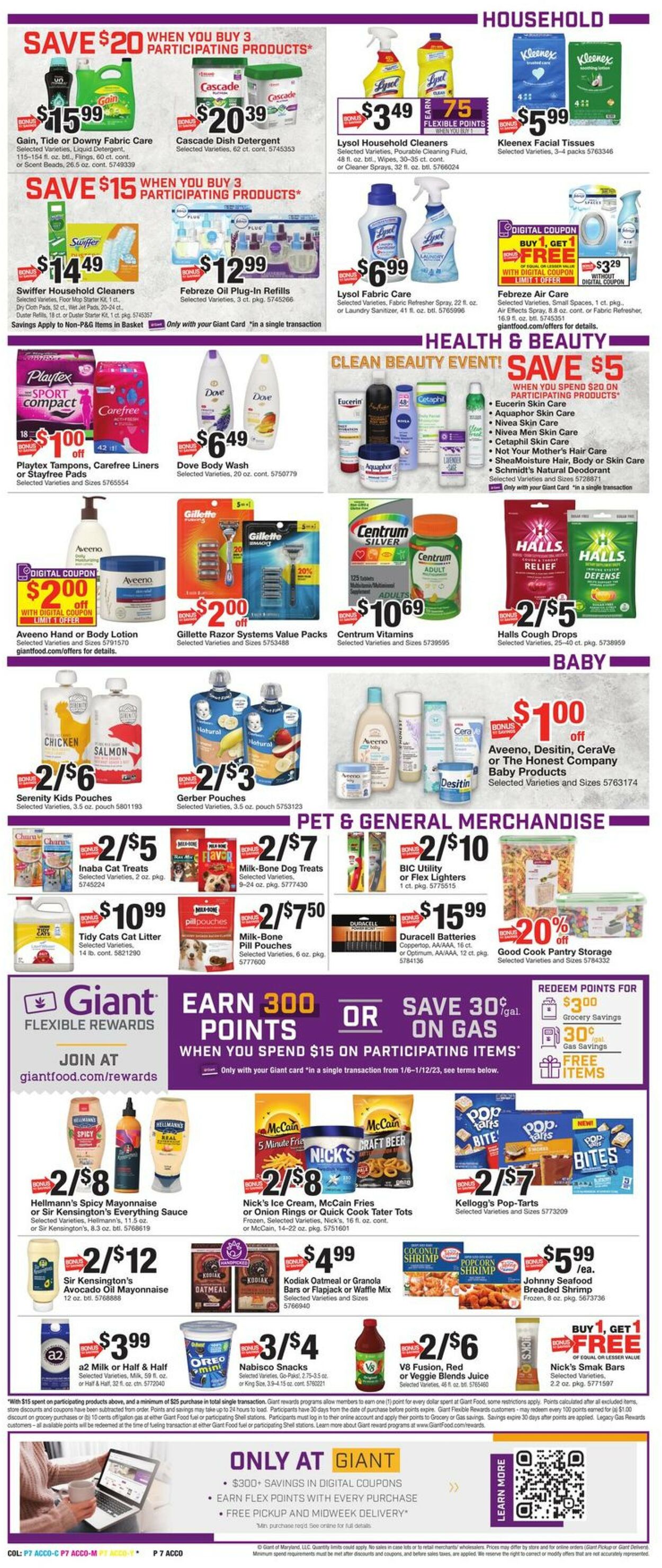Giant Food Weekly Ad Circular - valid 01/06-01/12/2023 (Page 13)