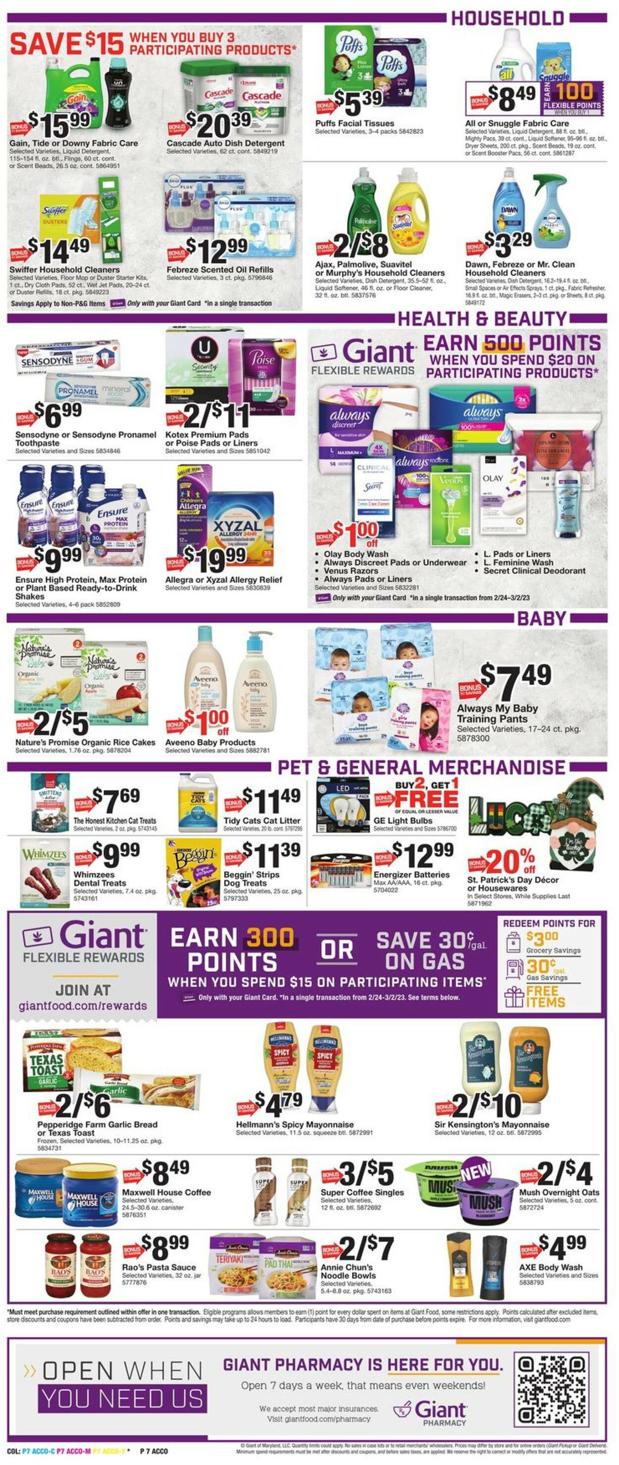 Giant Food Weekly Ad Circular - valid 02/24-03/02/2023 (Page 11)