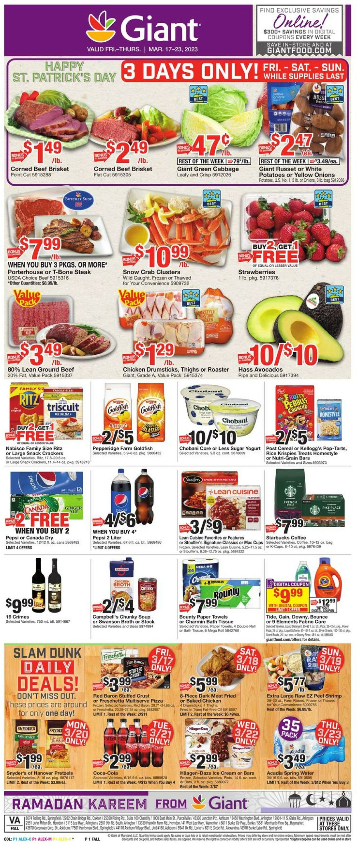 Giant Food Weekly Ad Circular - valid 03/17-03/23/2023