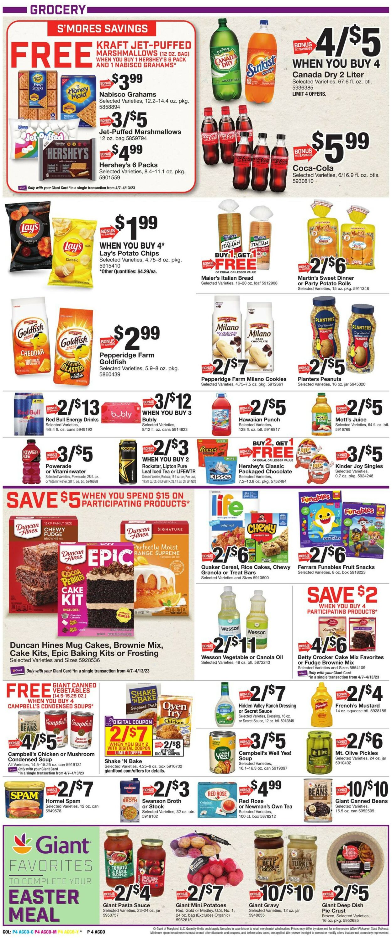 Giant Food Weekly Ad Circular - valid 04/07-04/13/2023 (Page 11)