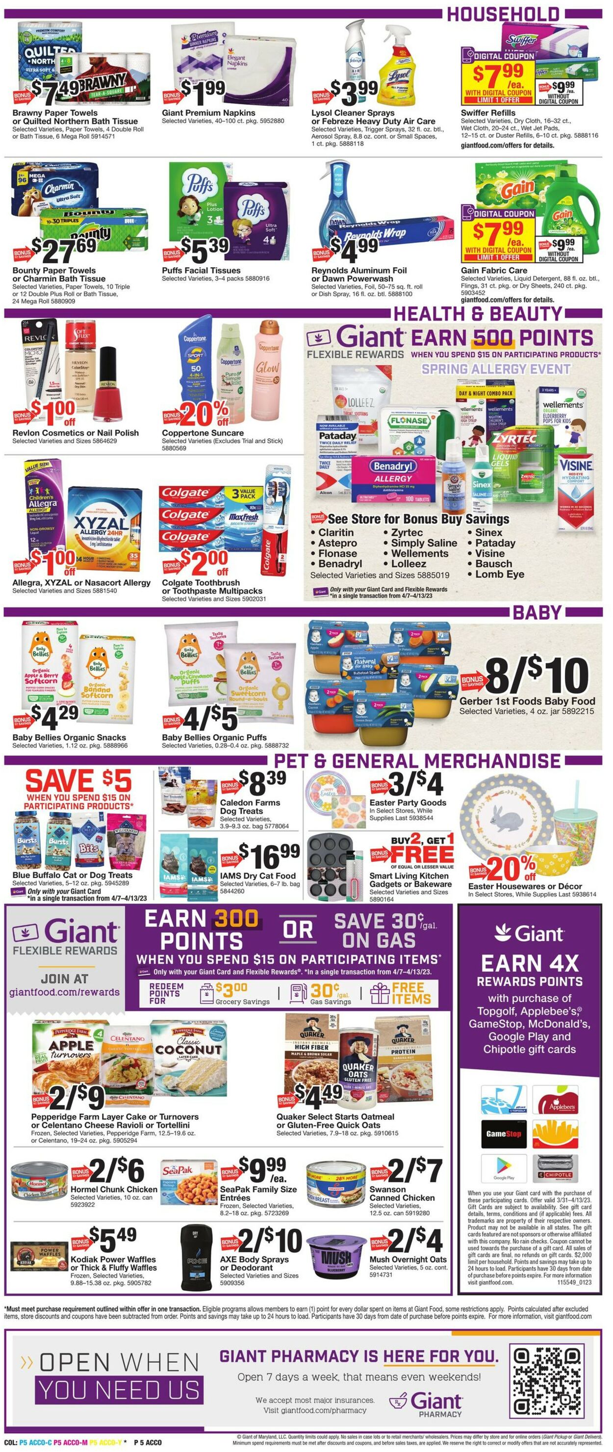 Giant Food Weekly Ad Circular - valid 04/07-04/13/2023 (Page 13)