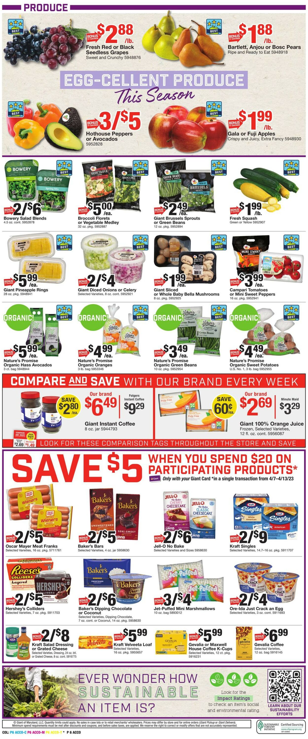 Giant Food Weekly Ad Circular - valid 04/07-04/13/2023 (Page 14)