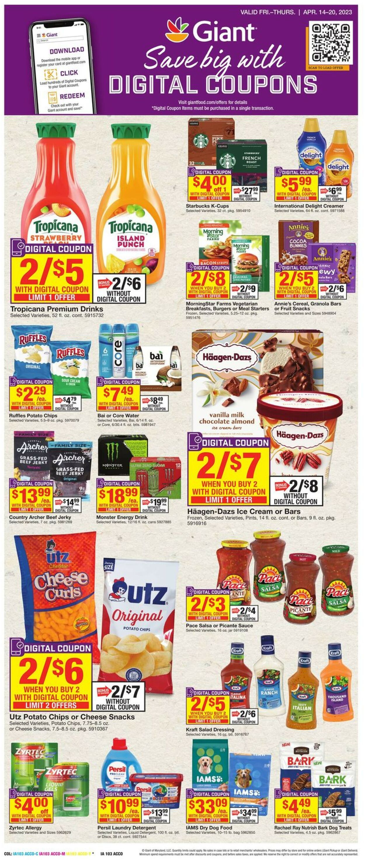 Giant Food Weekly Ad Circular - valid 04/14-04/20/2023 (Page 20)