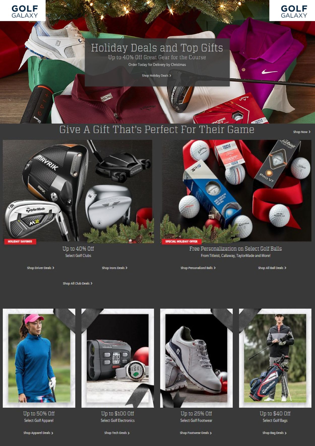 Golf Galaxy Weekly Ad Circular - valid 12/08-12/21/2020