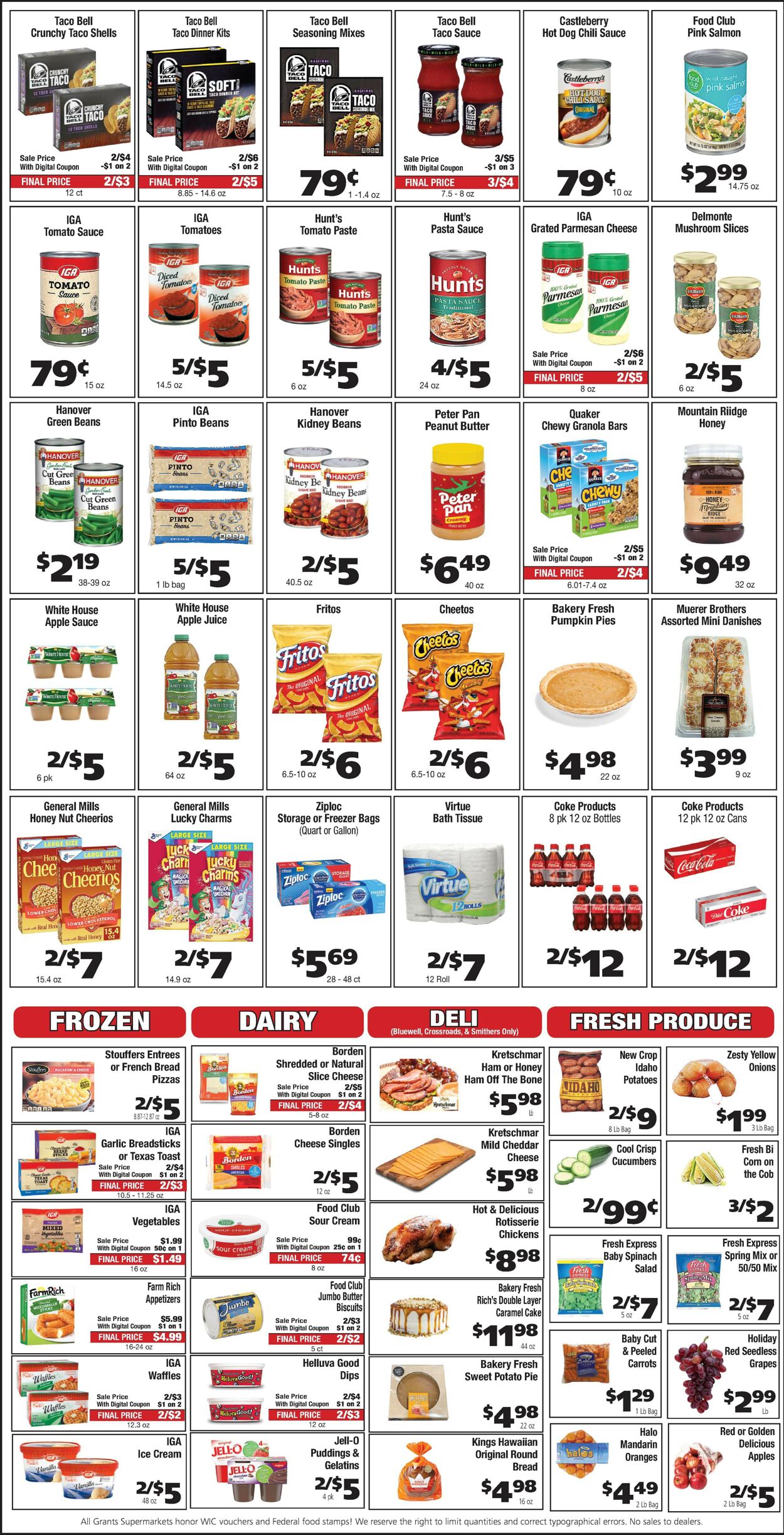 Grant's Supermarket Weekly Ad Circular - valid 10/19-10/25/2022 (Page 2)
