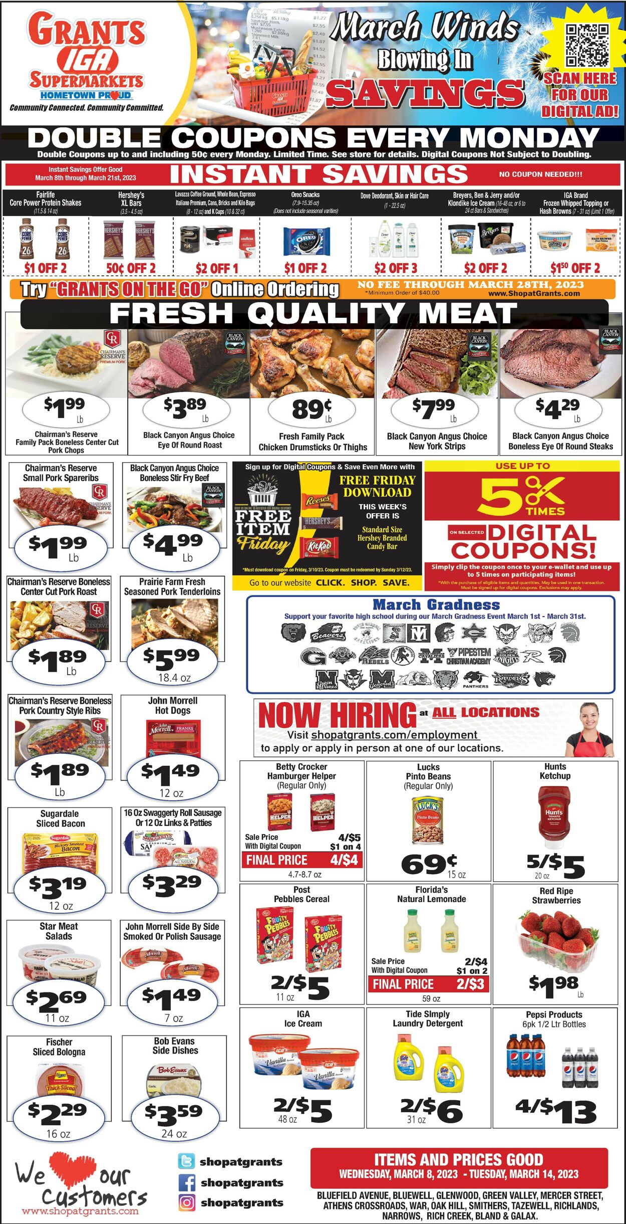 Grant's Supermarket Weekly Ad Circular - valid 03/08-03/14/2023